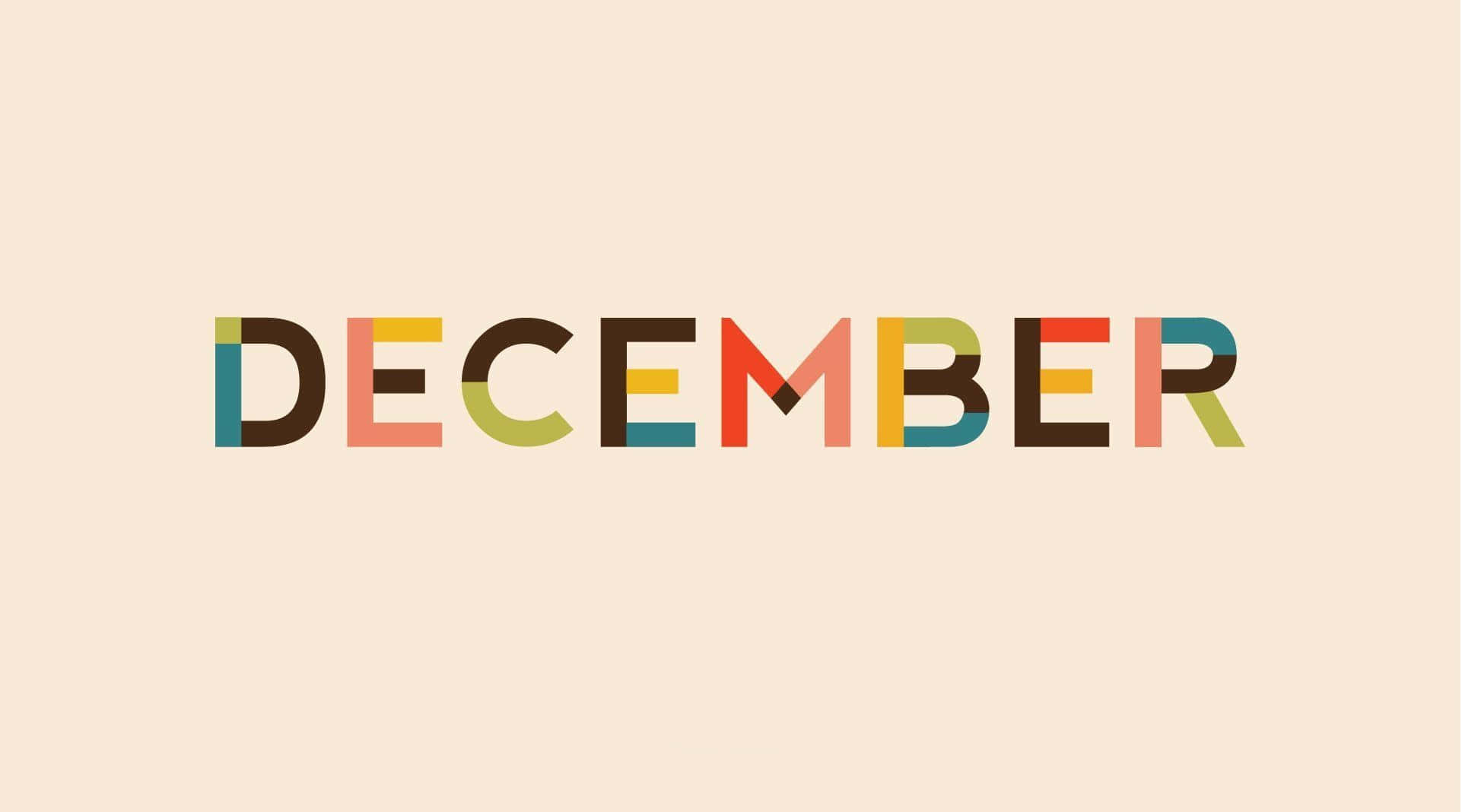 December, colorful, bold, Full HD Desktop Wallpaper