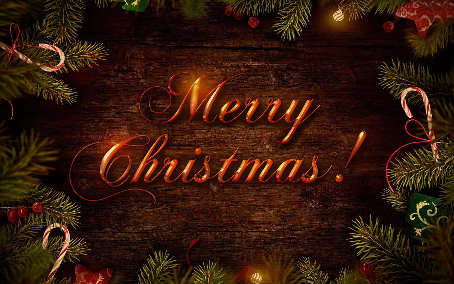 Merry Christmas, gilded, rustic wooden backdrop, Full HD Desktop Wallpaper