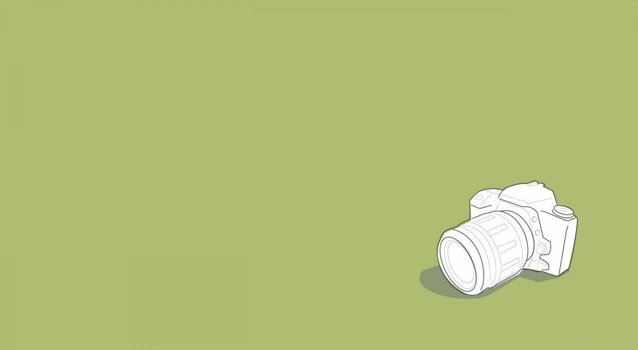Art Deco, DSLR camera, white line drawing, HD Desktop Wallpaper