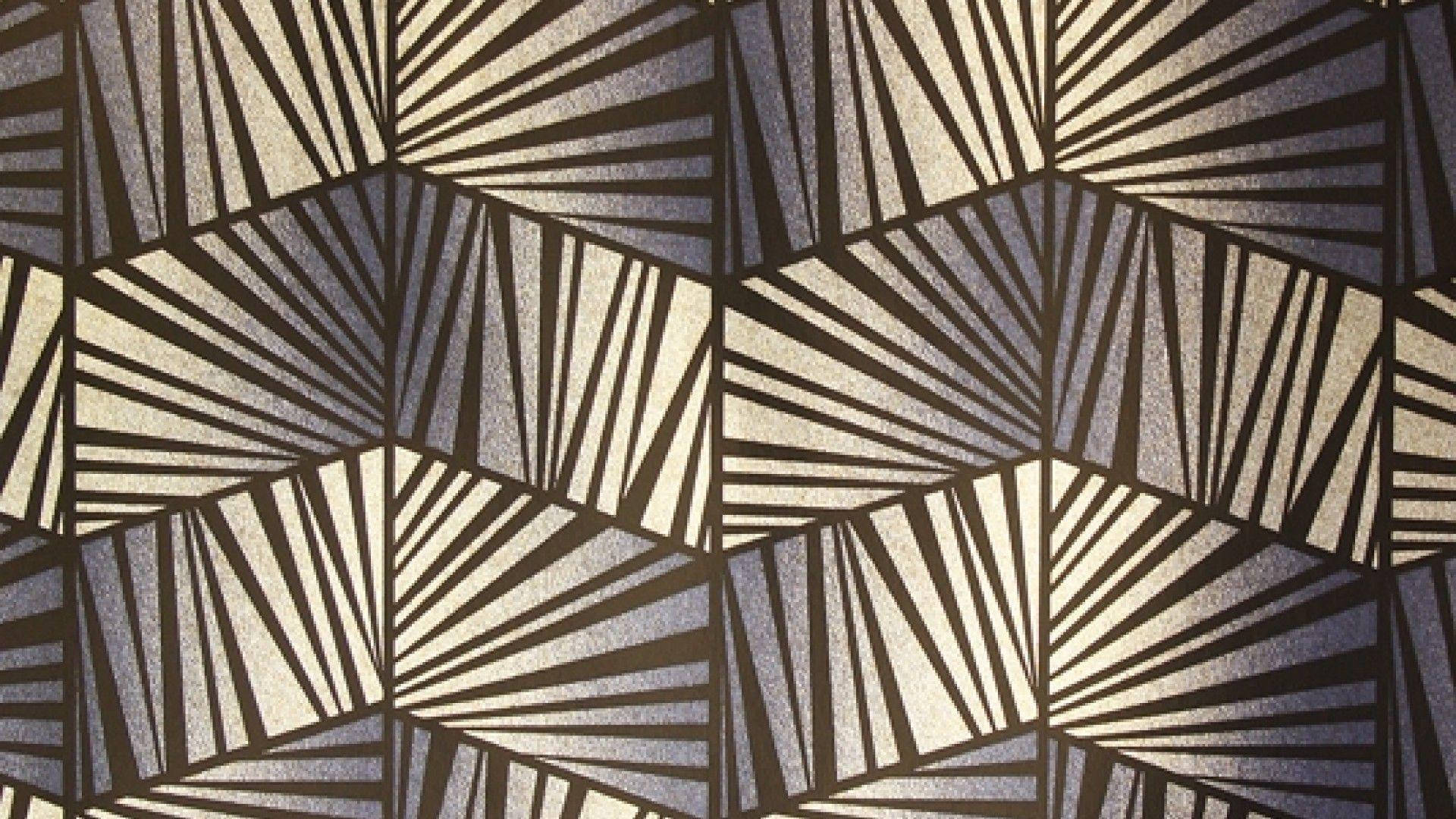 zebra pattern, art deco, metallic silver, Full HD Desktop Wallpaper