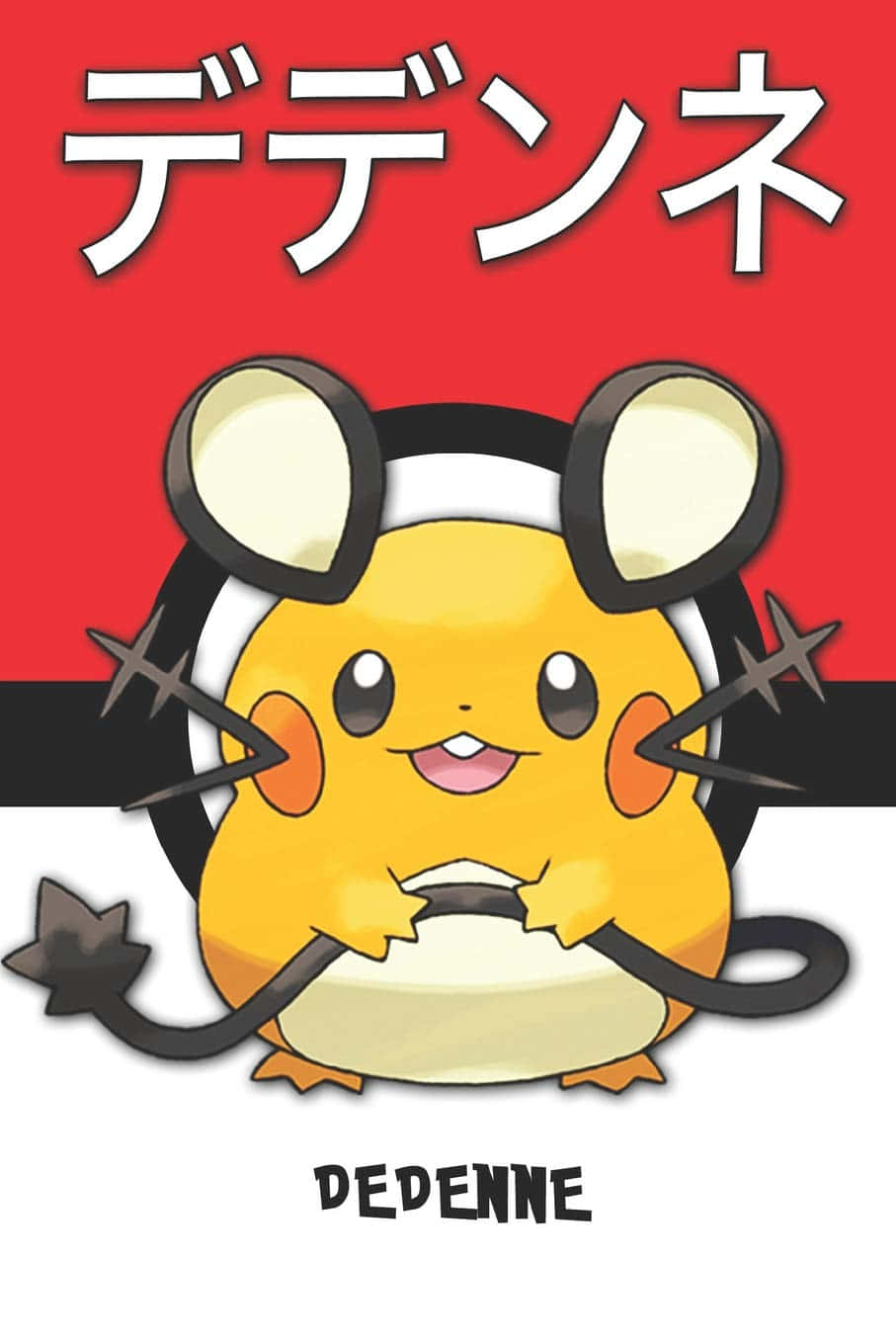 Dedenne, yellow, large ears, HD Phone Wallpaper