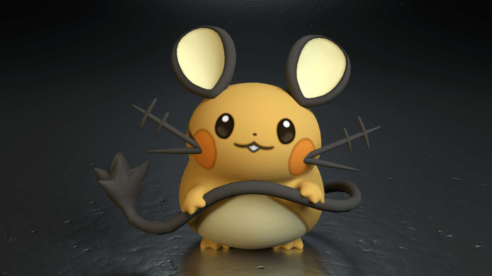 Dedenne, yellow, mouse-like, HD Desktop Wallpaper