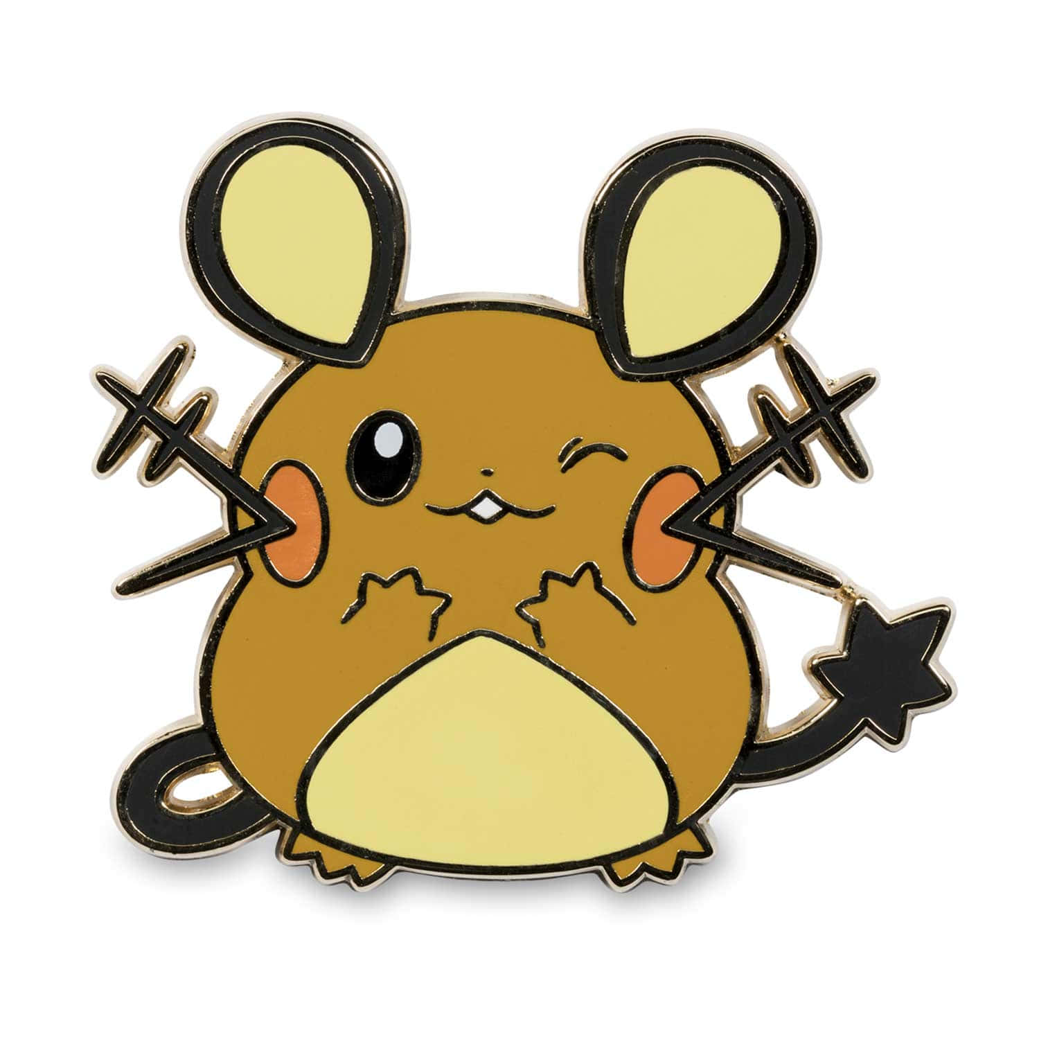 Dedenne, goldenrod, winking, HD Desktop Wallpaper