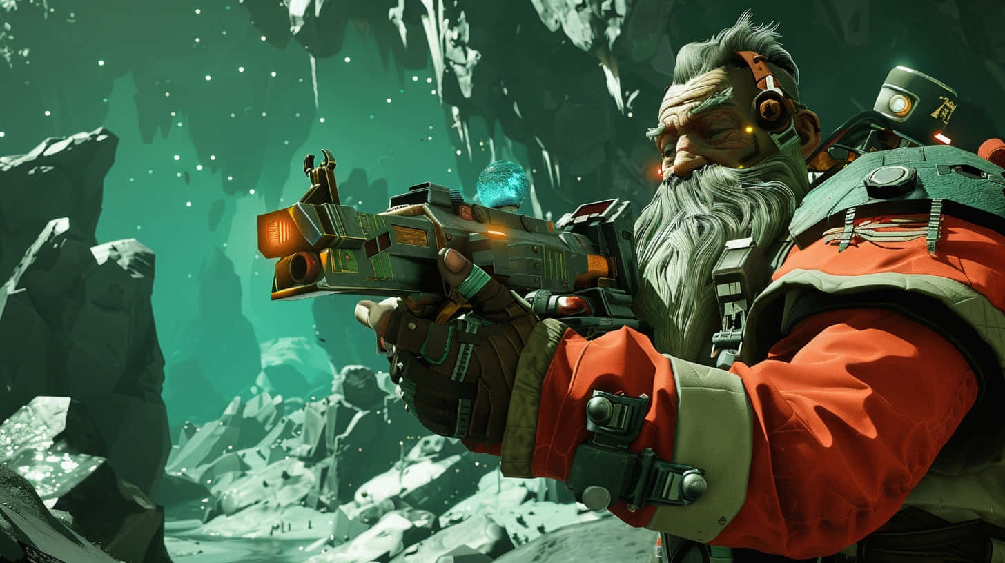 Deep Rock Galactic, dwarf, red space suit, HD Desktop Wallpaper
