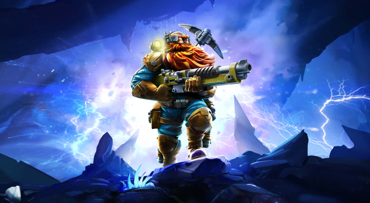 Deep Rock Galactic, dwarf miner, armor, HD Desktop Wallpaper