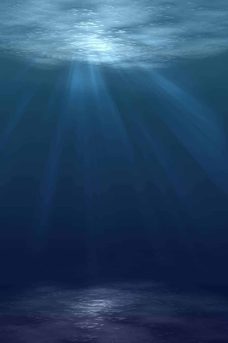 sunlight beams, ocean surface, deep blue water, HD Phone Wallpaper