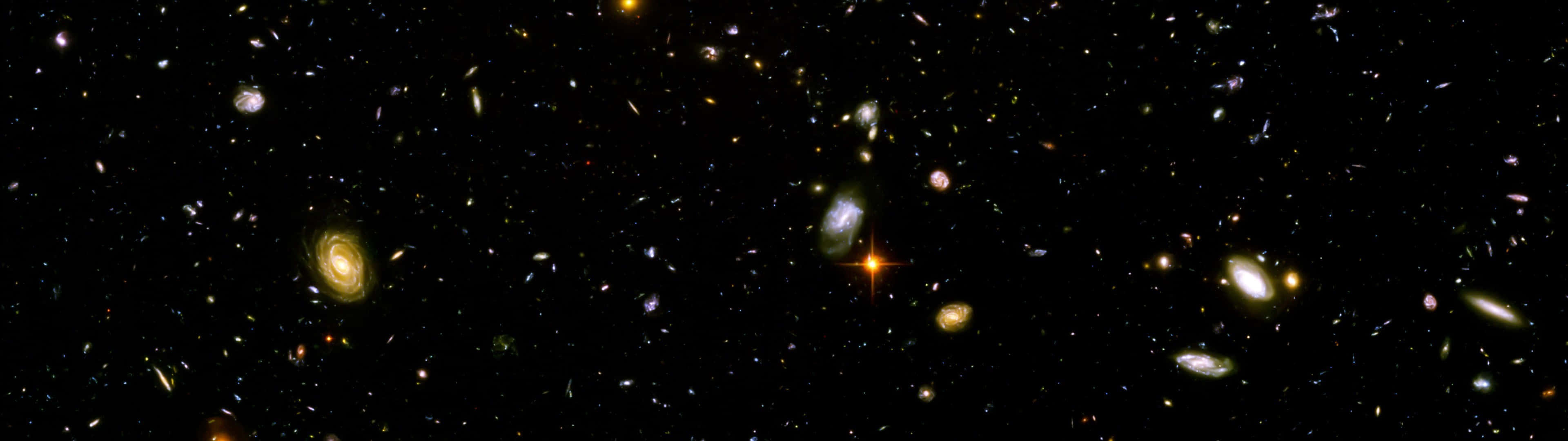 Deep Space HD, galaxies, stars, 4K Desktop Wallpaper
