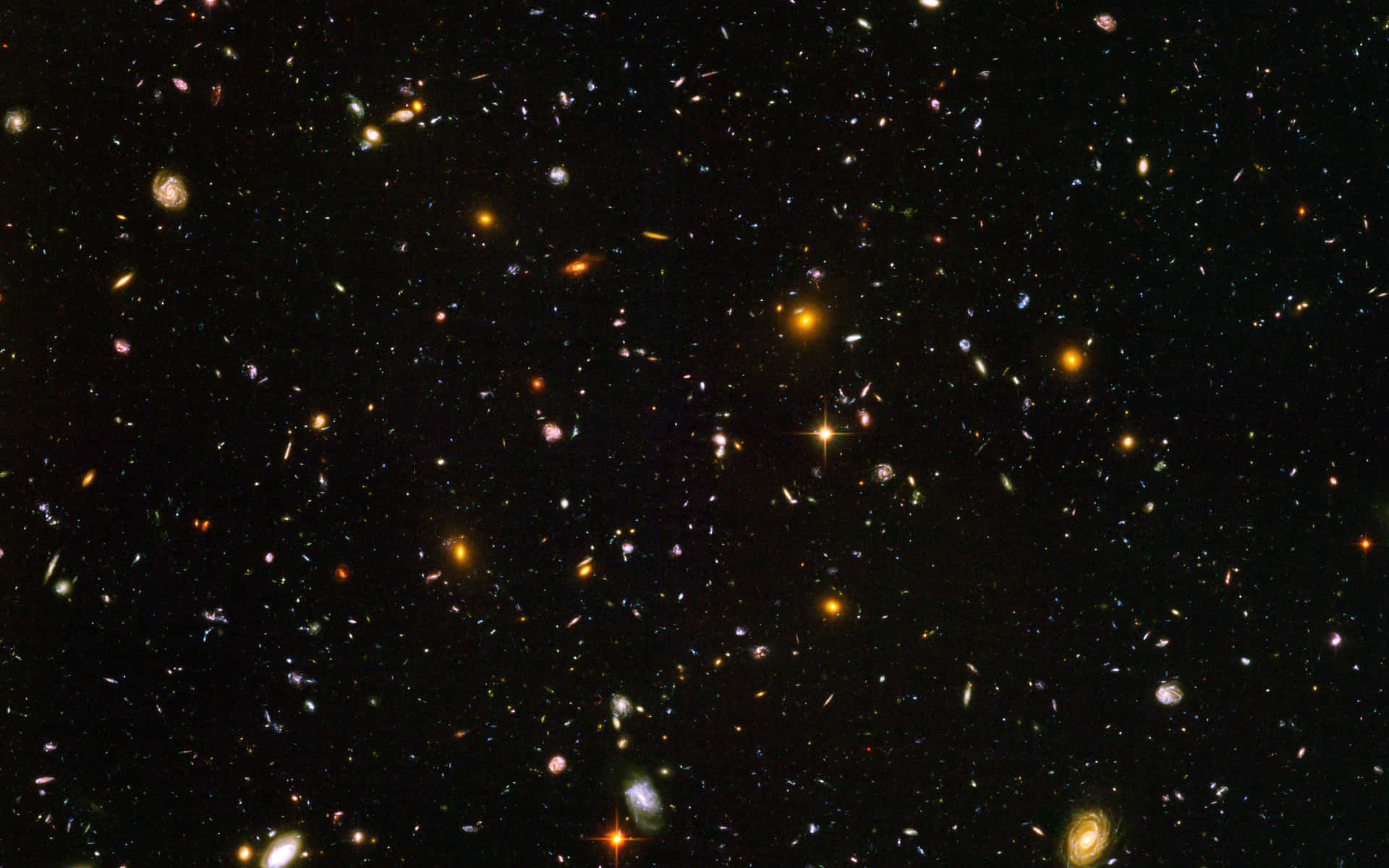 Deep Space HD, galaxies, stars, Full HD Desktop Wallpaper