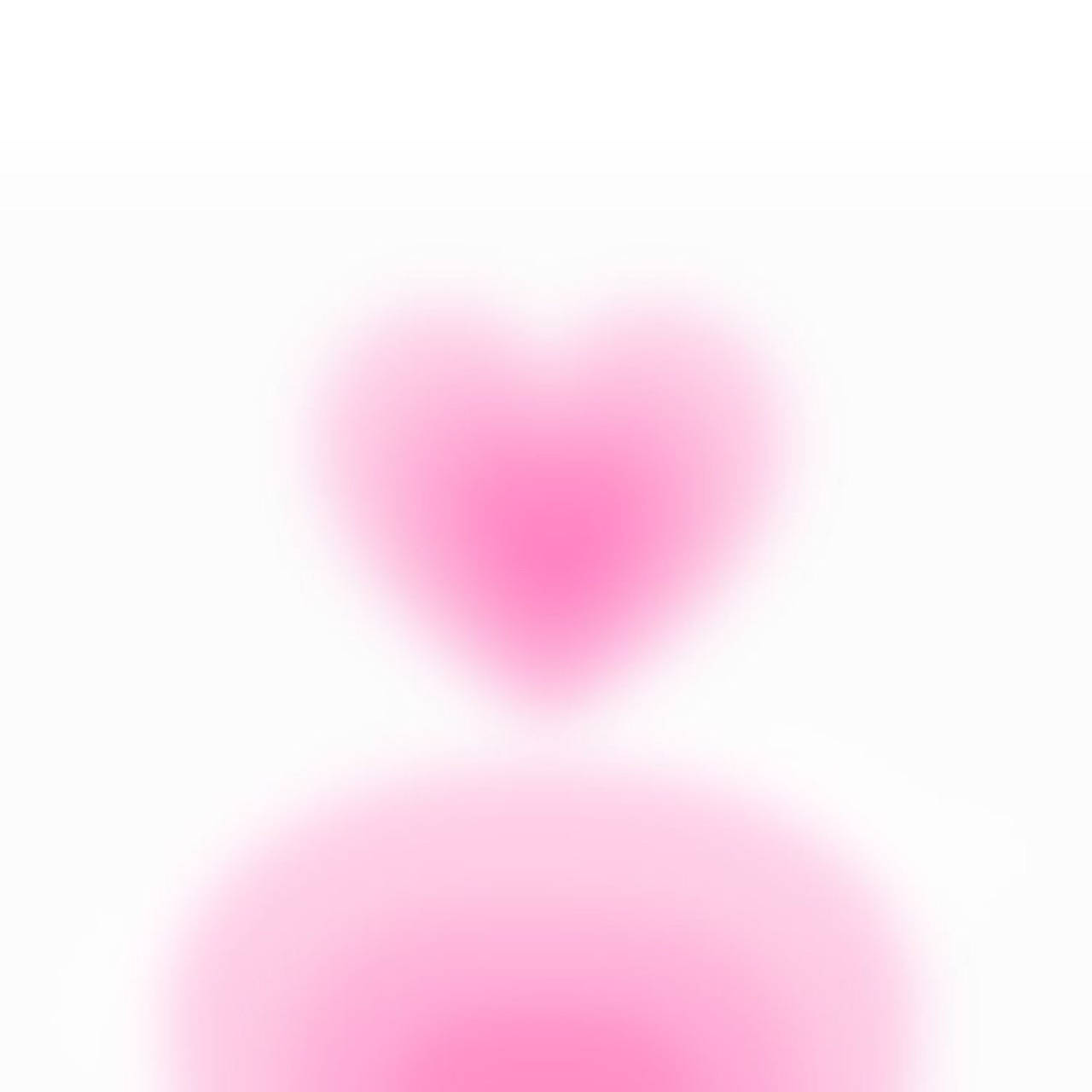 heart, soft pink, pure white background, HD Desktop Wallpaper