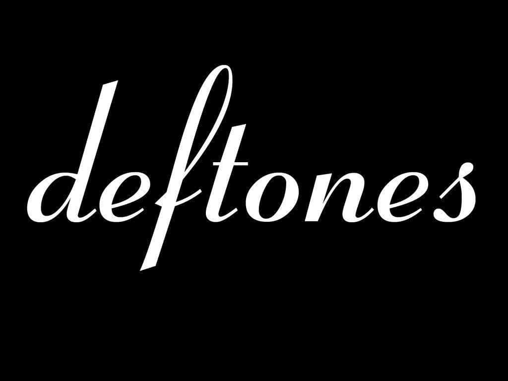 Deftones, black, white cursive script, SD Desktop Wallpaper