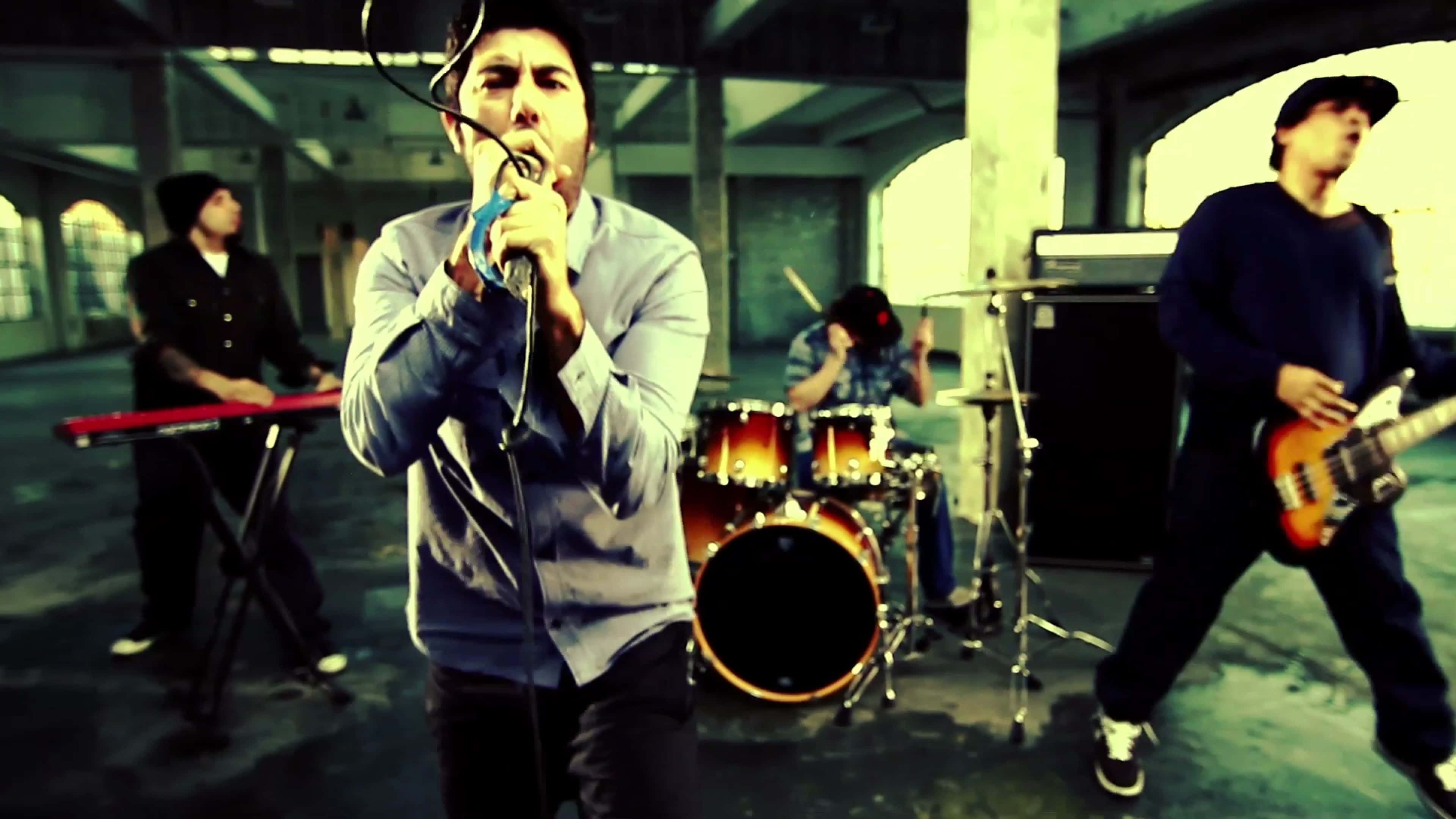Deftones, HD, industrial warehouse, 4K Desktop Wallpaper