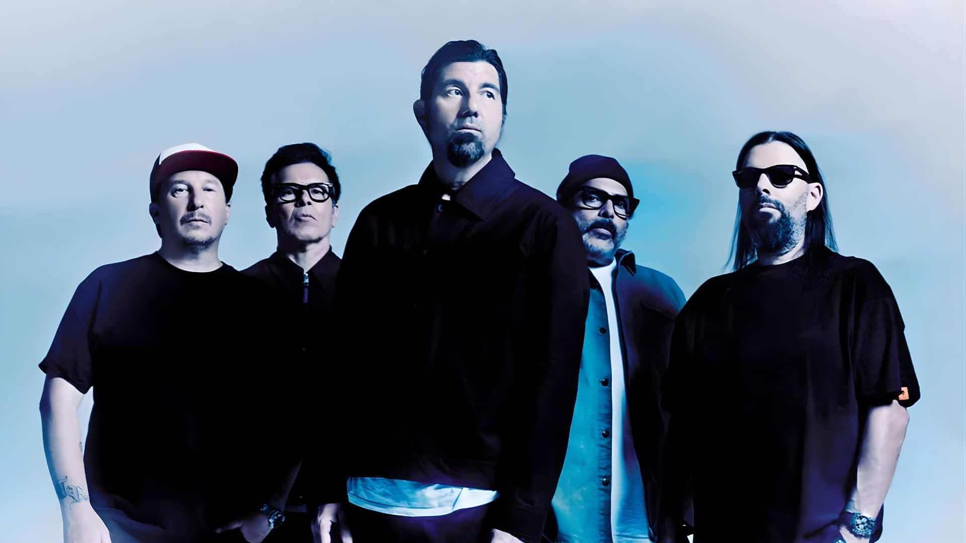 Deftones, band group photo, dark clothing, Full HD Desktop Wallpaper
