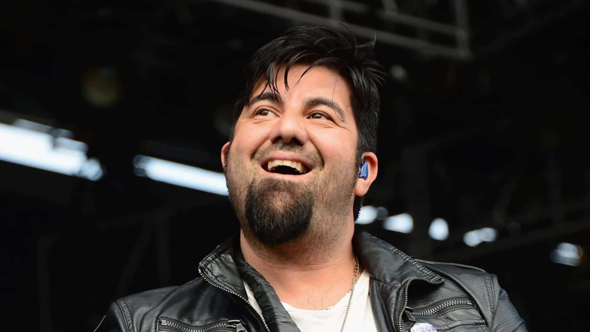 Deftones, lead singer, black leather jacket, Full HD Desktop Wallpaper