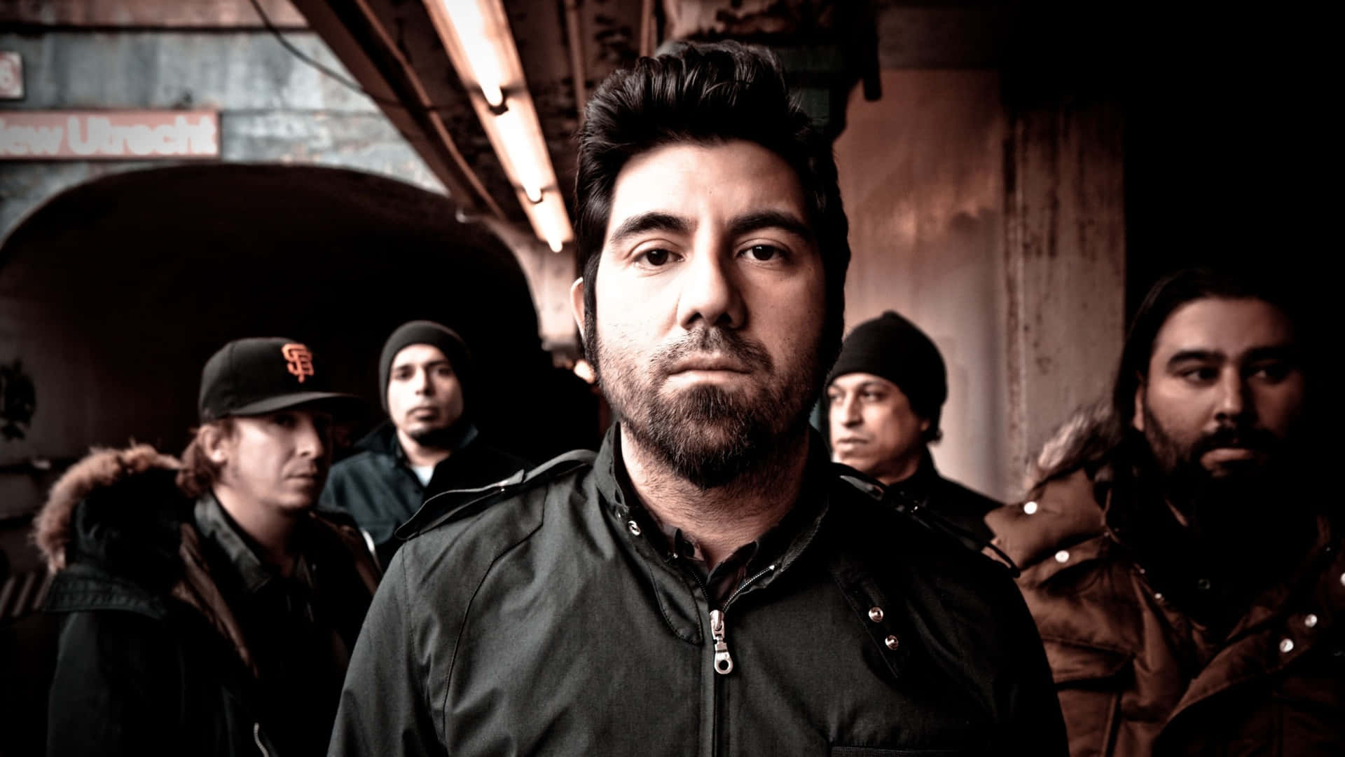 Deftones, band portrait, beard, Full HD Desktop Wallpaper