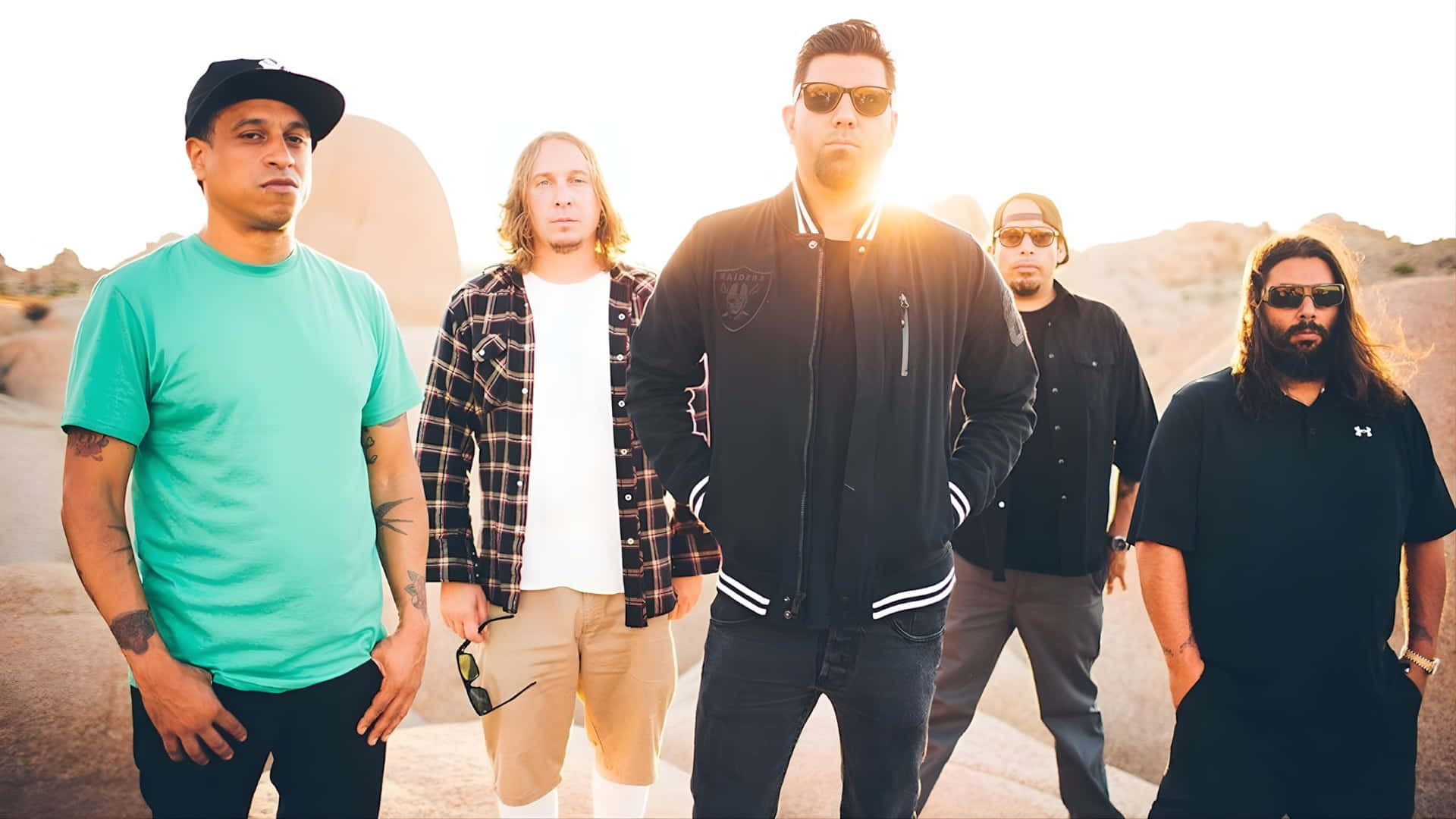 Deftones, desert backdrop, rock formations, Full HD Desktop Wallpaper