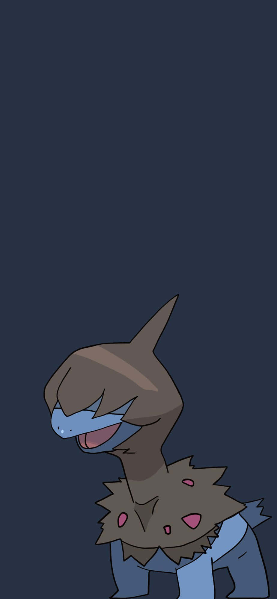 Deino, blue face, pink spots, Full HD Phone Wallpaper
