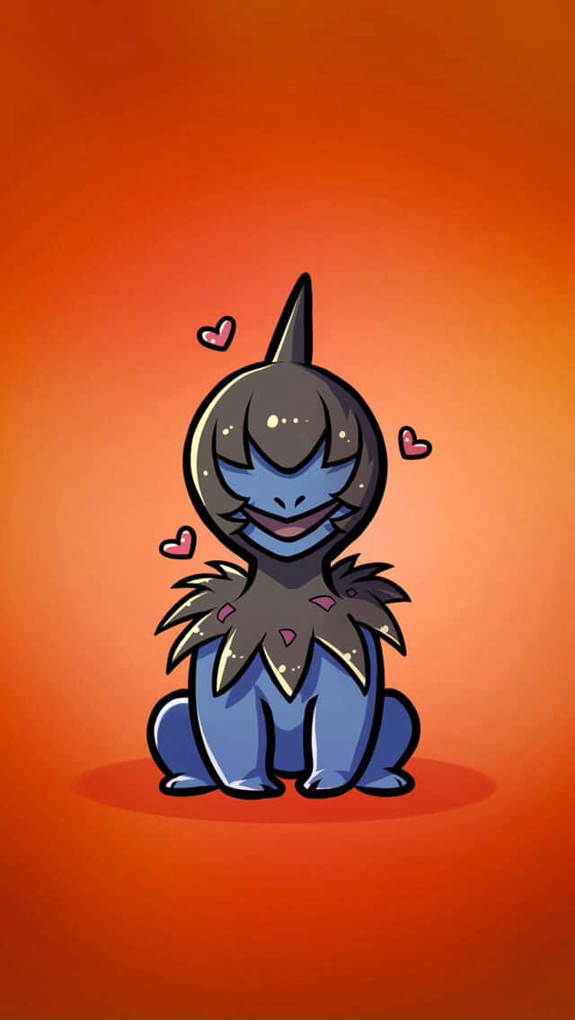 Deino, blue, spiky head, SD Phone Wallpaper