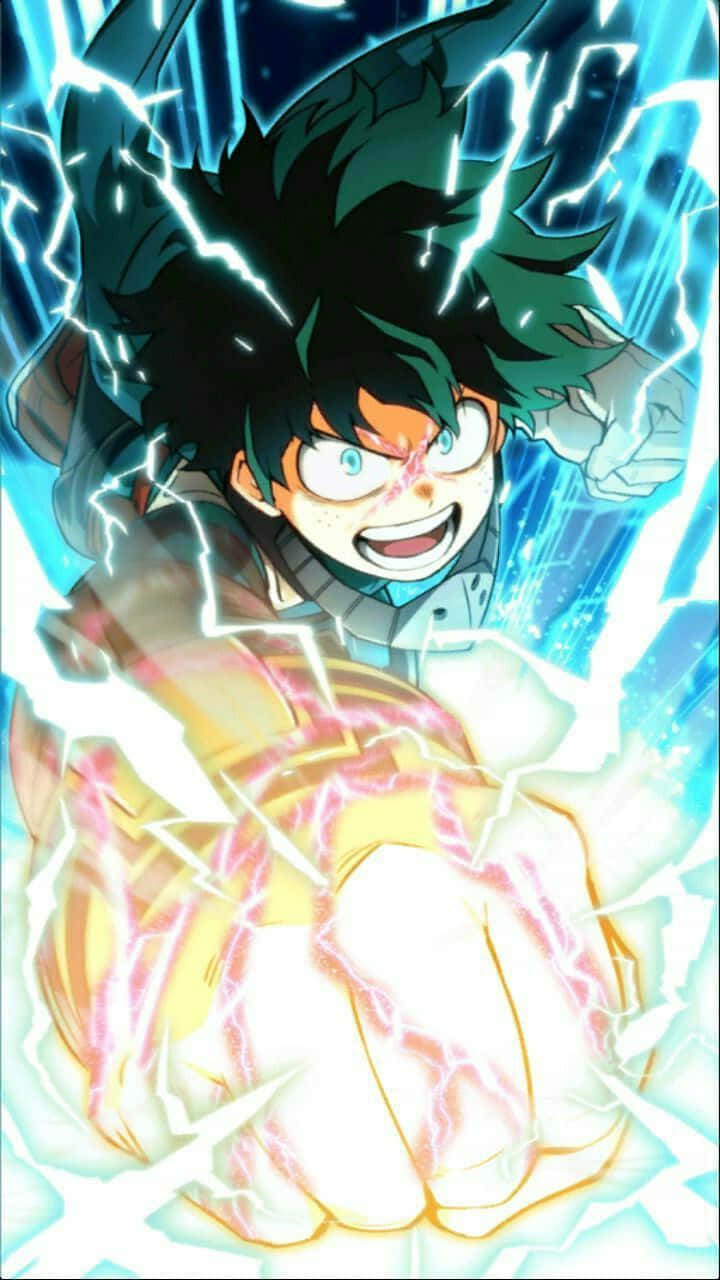 Deku, My Hero Academia Anime, Full Cowling Mode, HD Phone Wallpaper