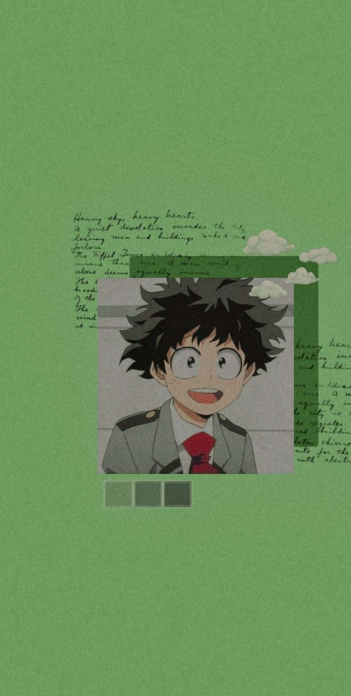 Deku, My Hero Academia Anime, student uniform, HD Phone Wallpaper