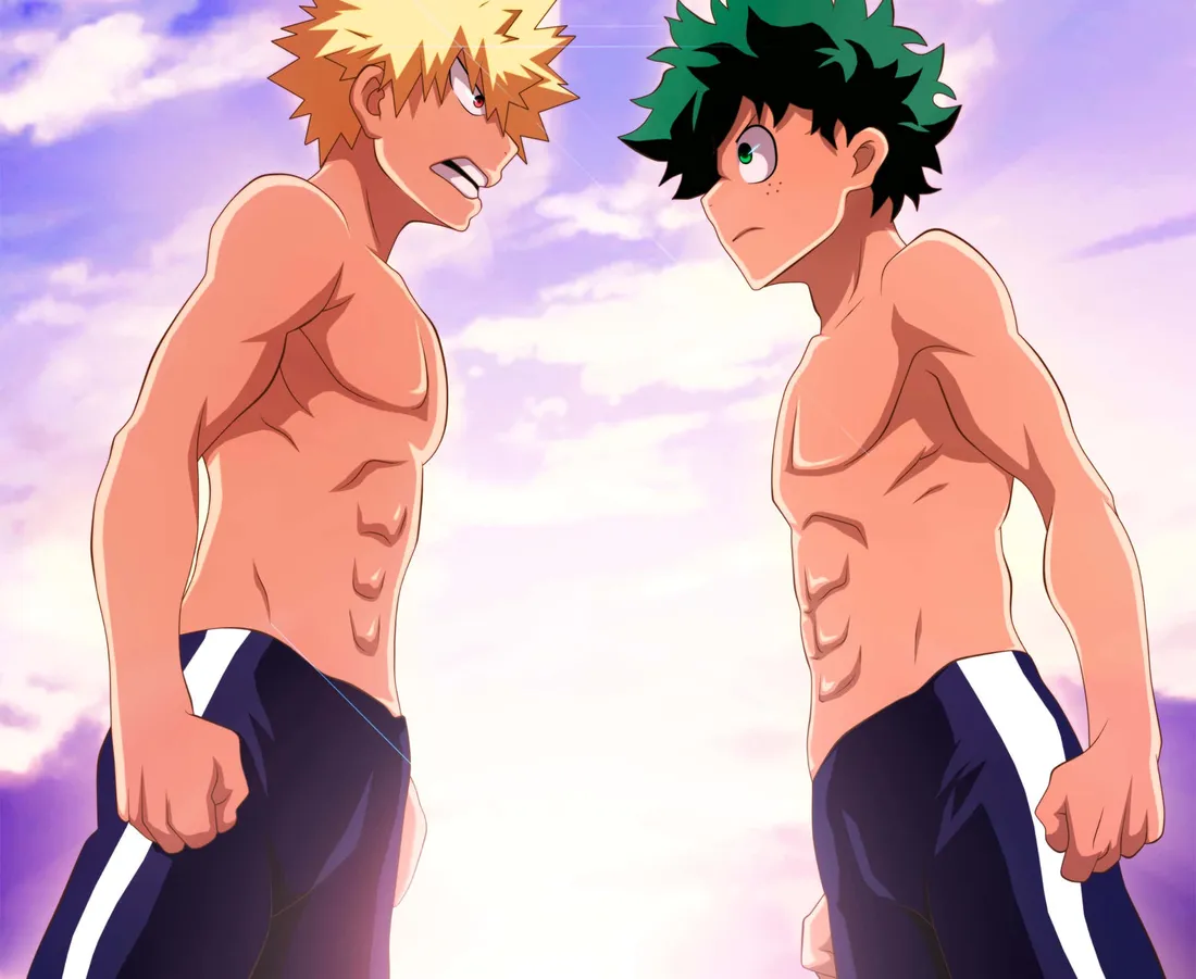 Deku Shirtless