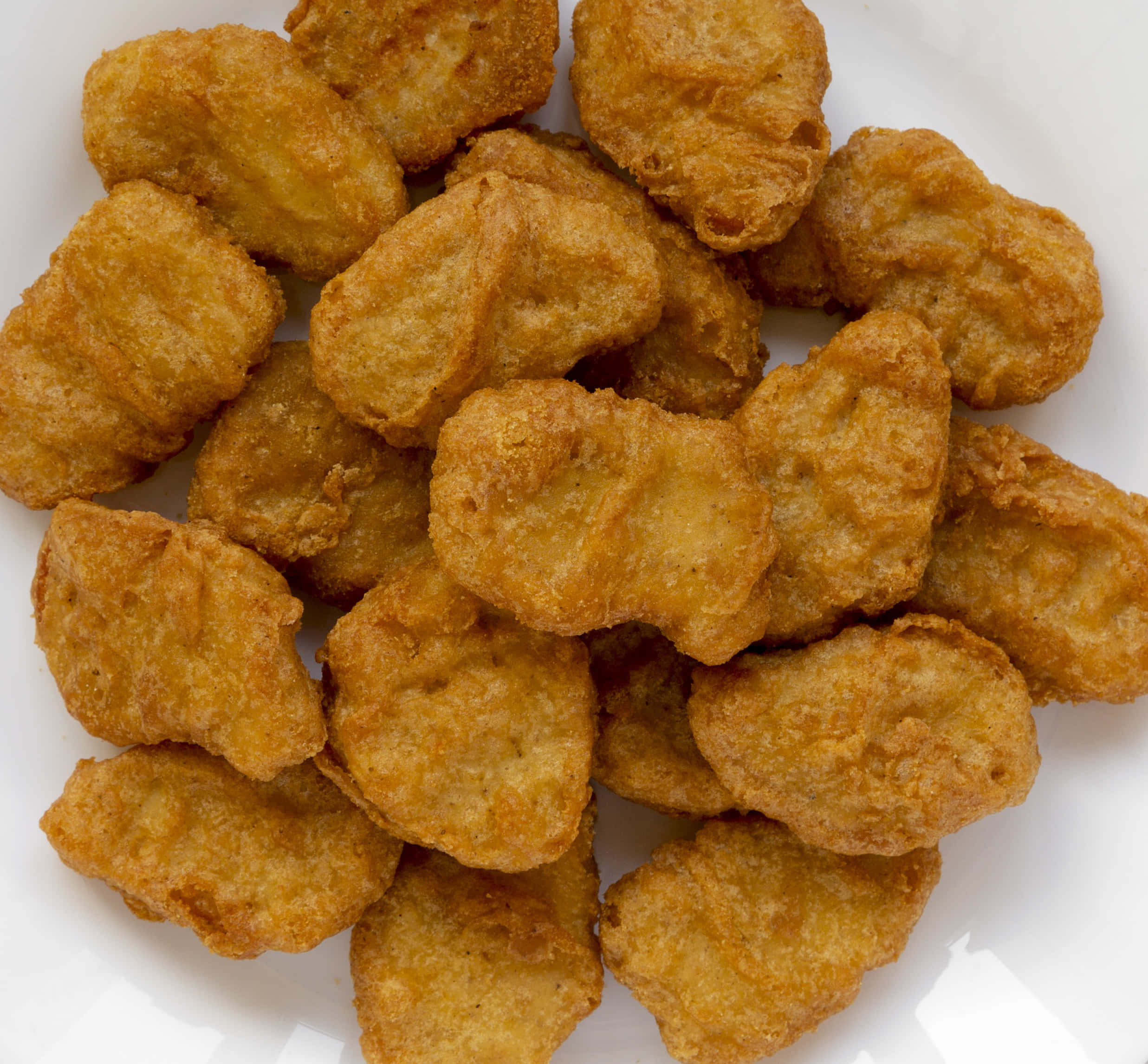 Chicken Nuggets, golden brown, crispy fried, Full HD Desktop Wallpaper