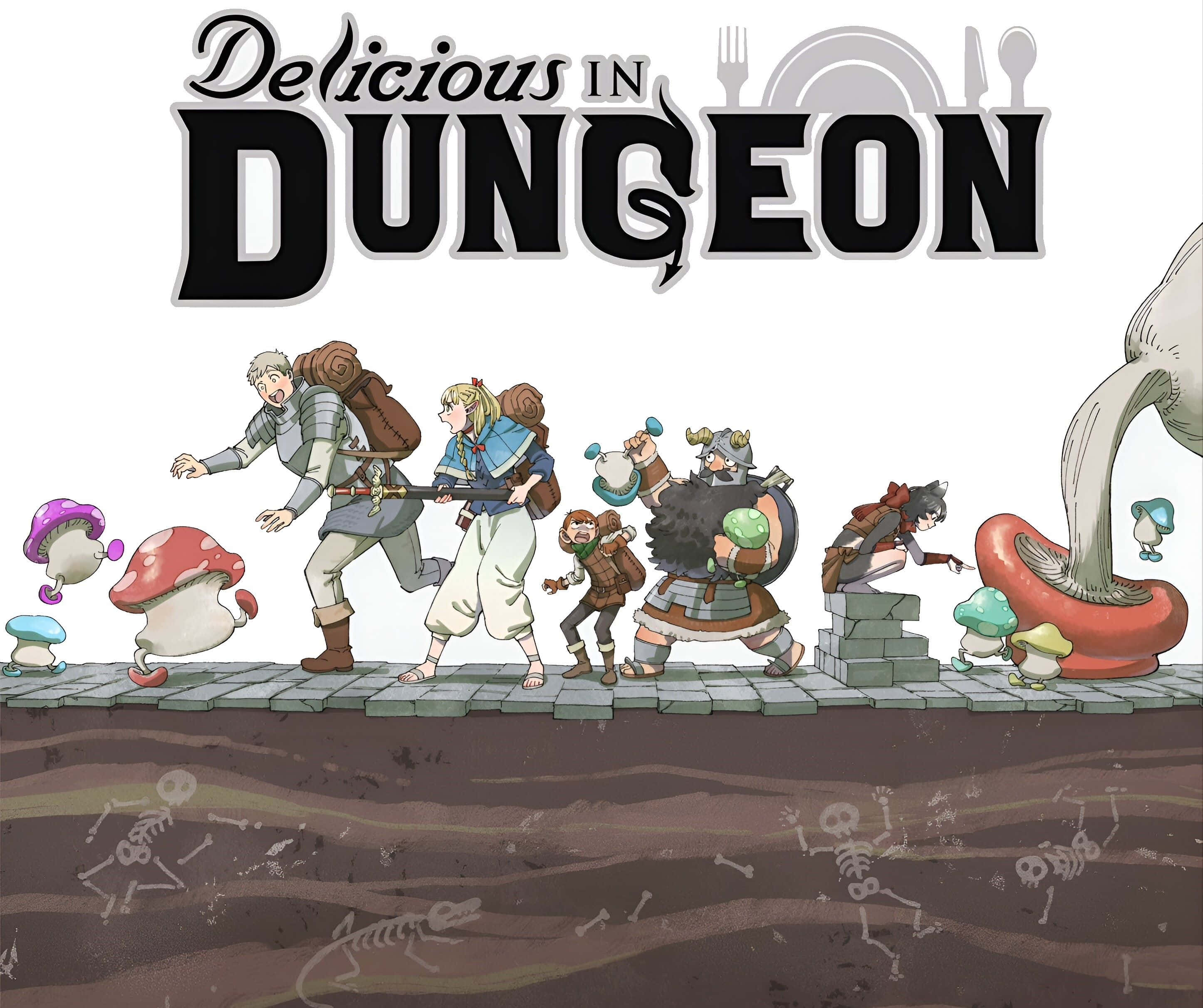 Delicious In Dungeon, adventurers, dungeon, 2K Desktop Wallpaper