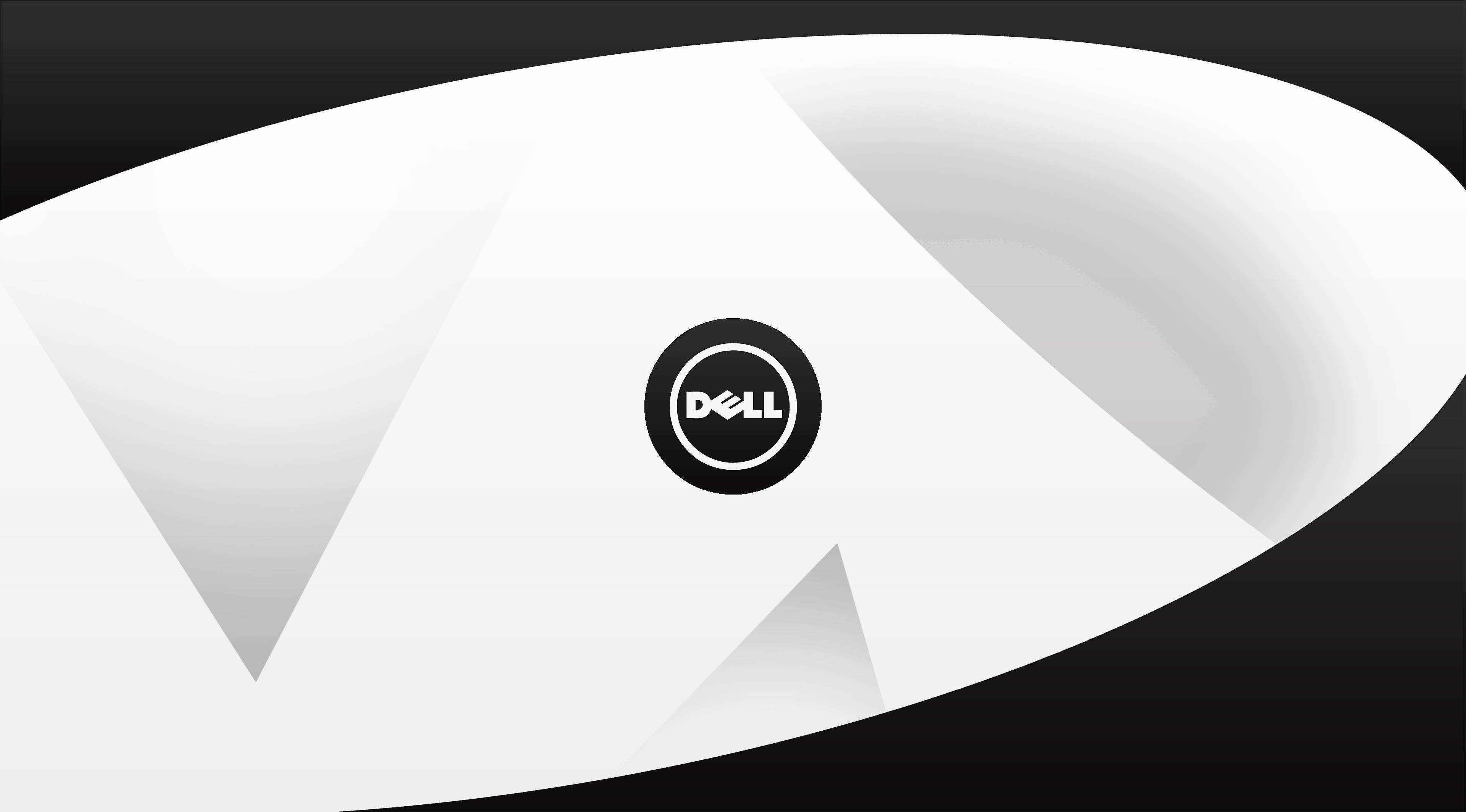 Dell, 4K, sleek Dell logo, 4K Desktop Wallpaper