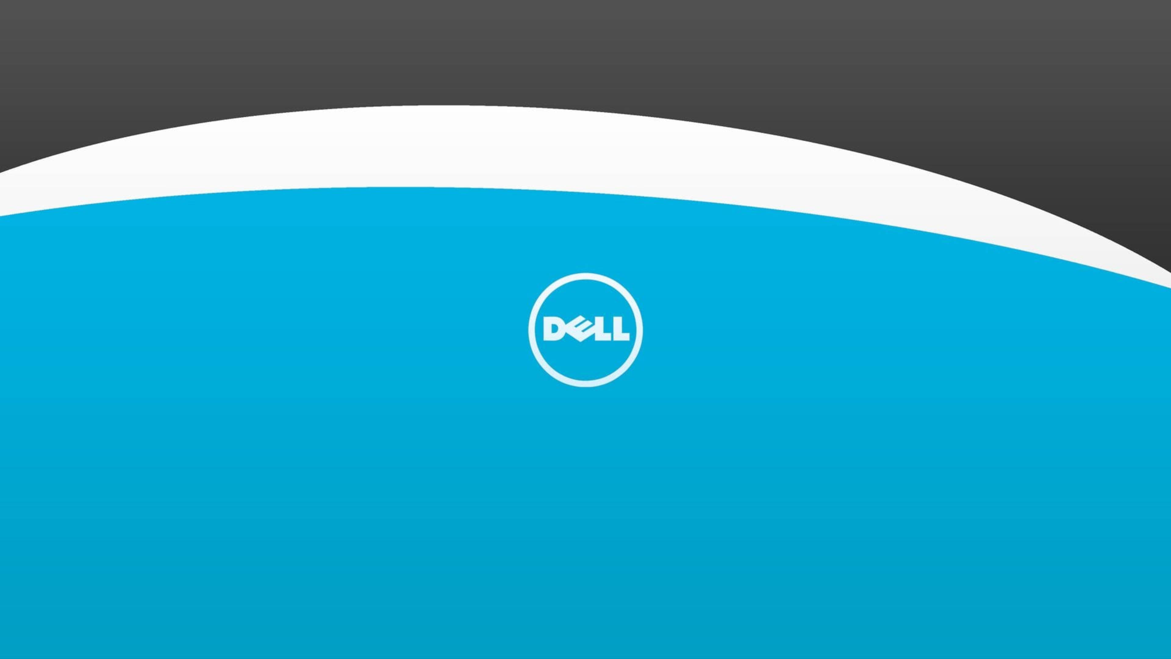 Dell 4K, Dell logo, blue, 4K Desktop Wallpaper