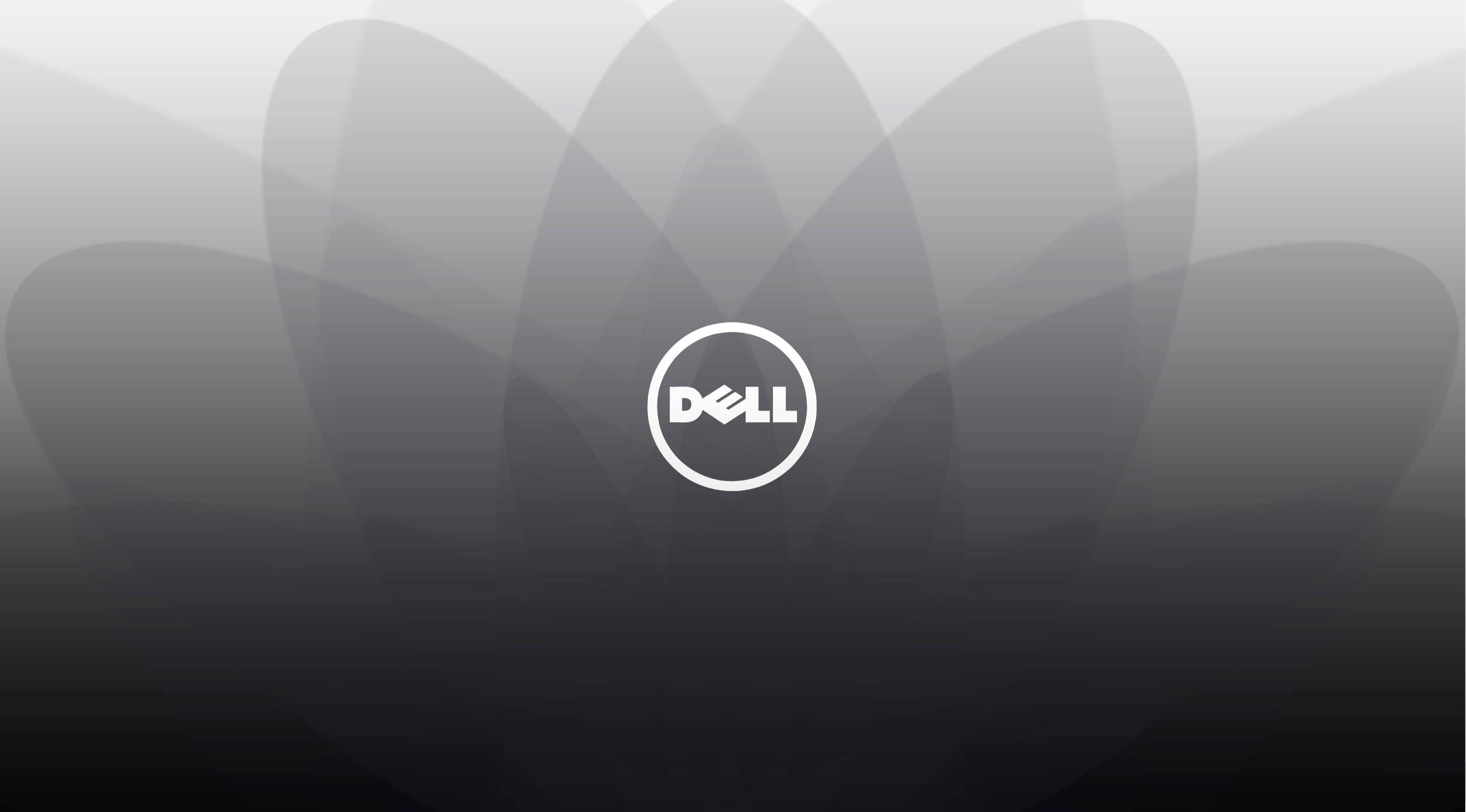 Dell HD, gray, white, 4K Desktop Wallpaper