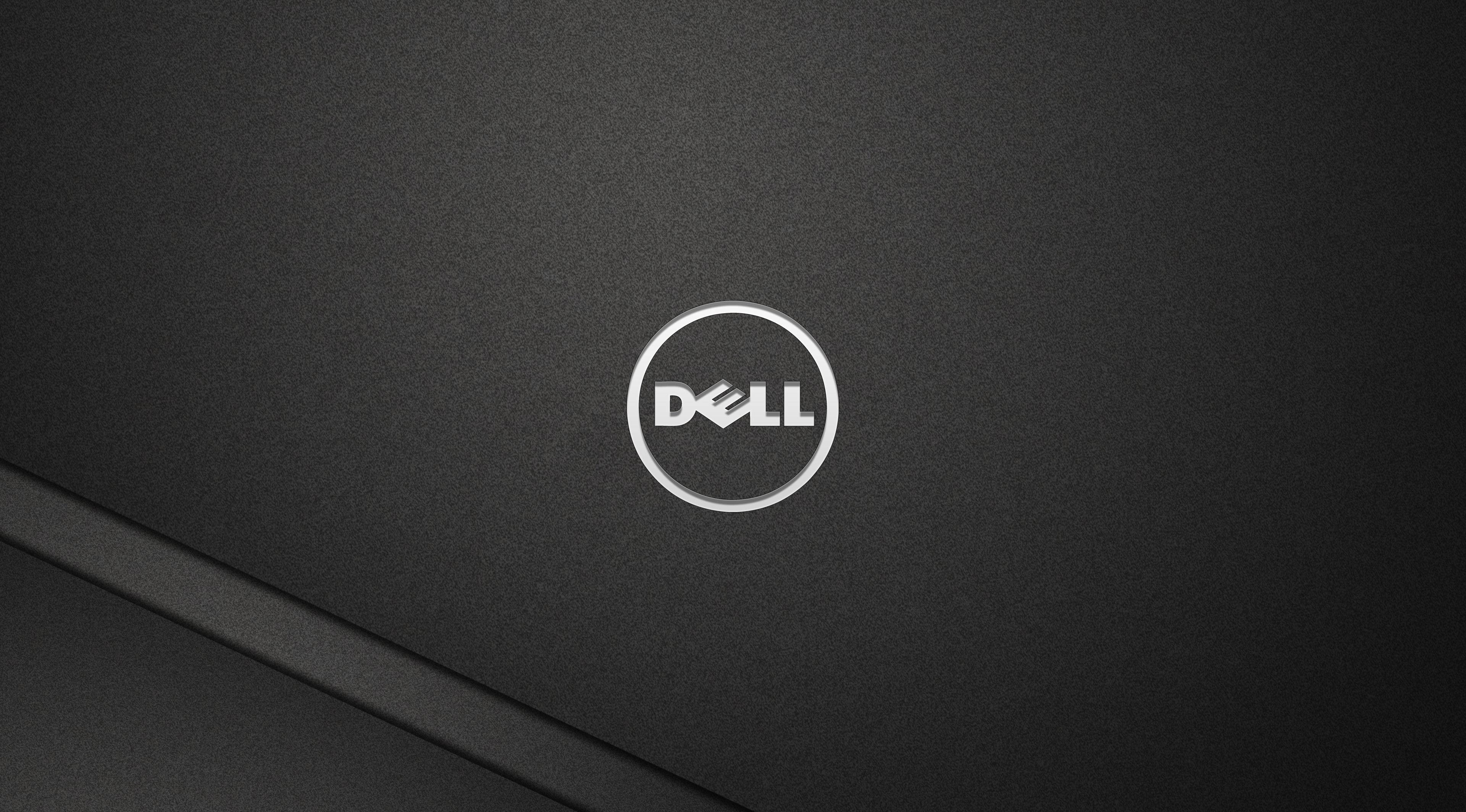 Dell HD, matte, black, 4K Desktop Wallpaper