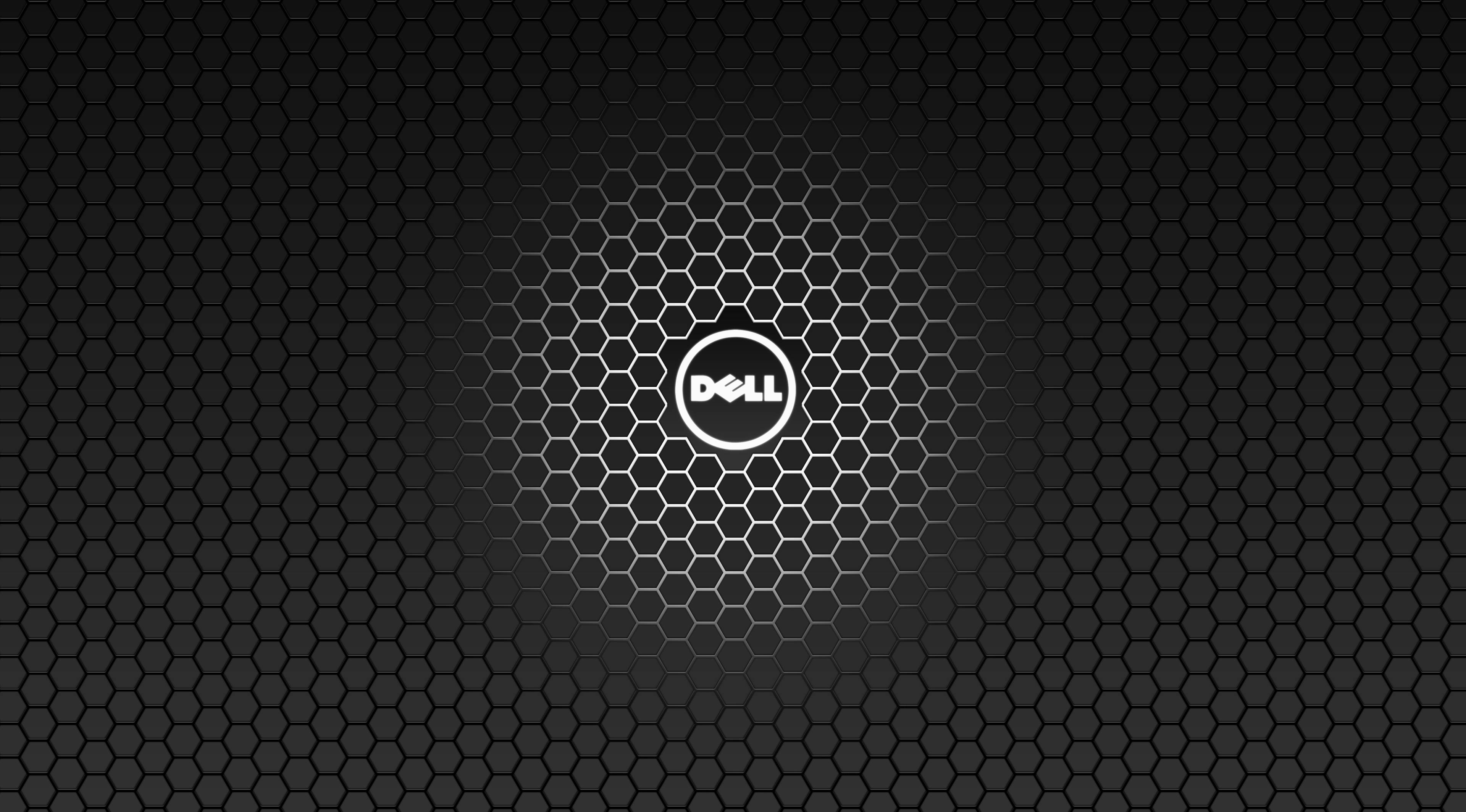 Dell HD, honeycomb, black, 4K Desktop Wallpaper