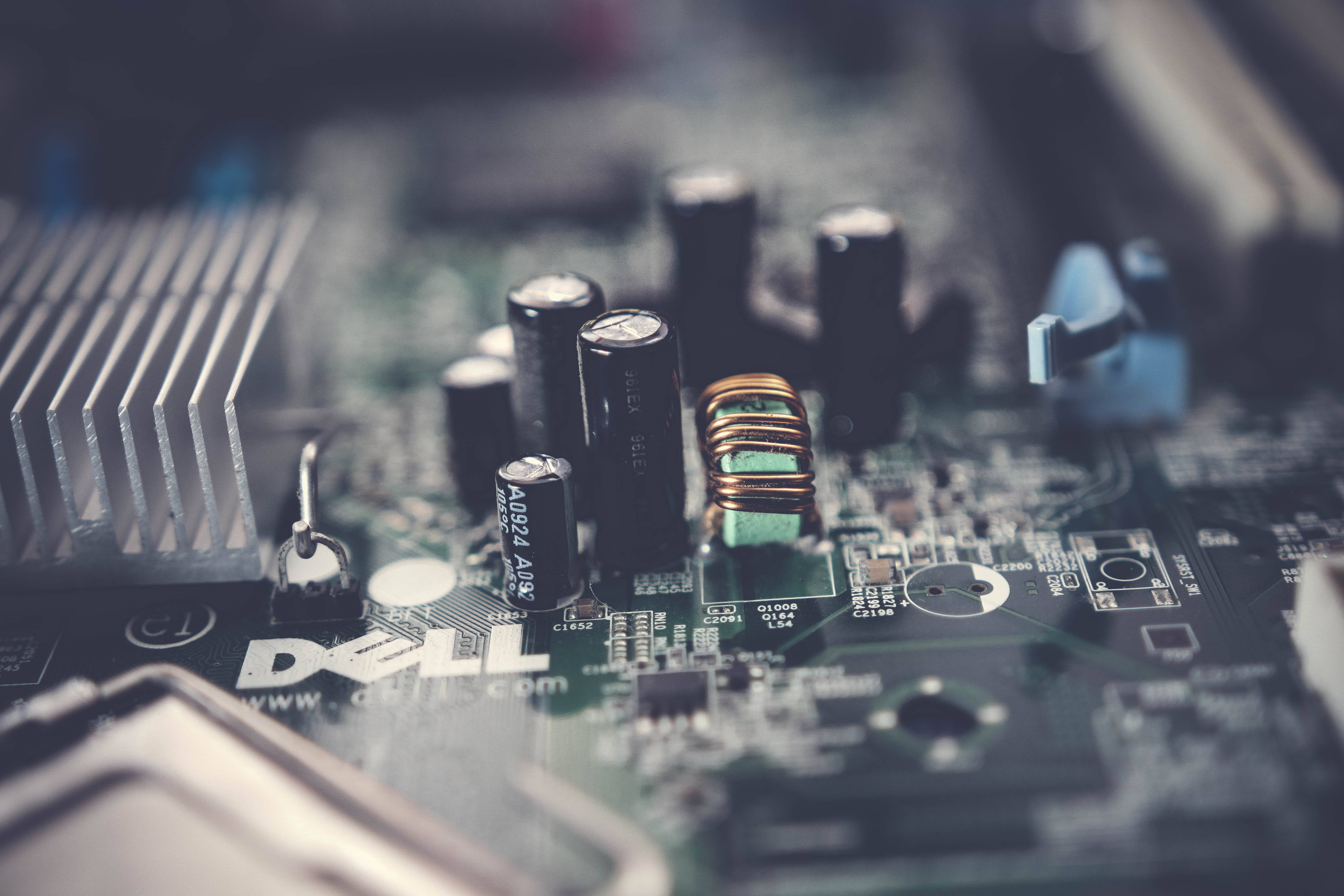 Dell, laptop, motherboard, 4K Desktop Wallpaper