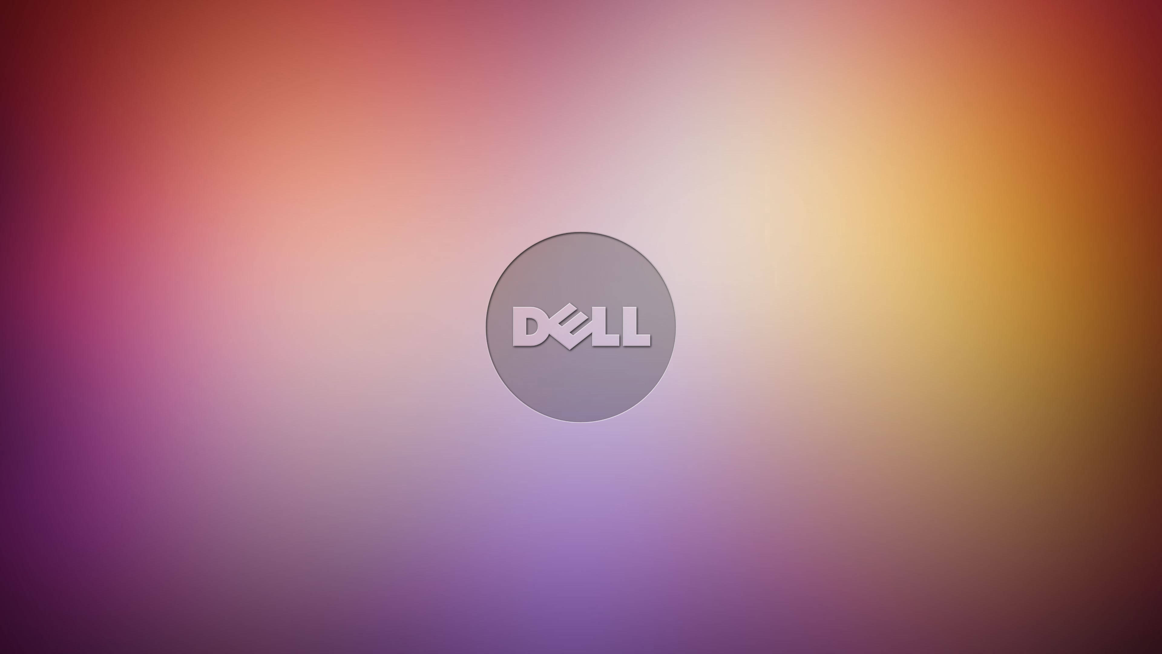 Dell, Dell logo, purple, 4K Desktop Wallpaper