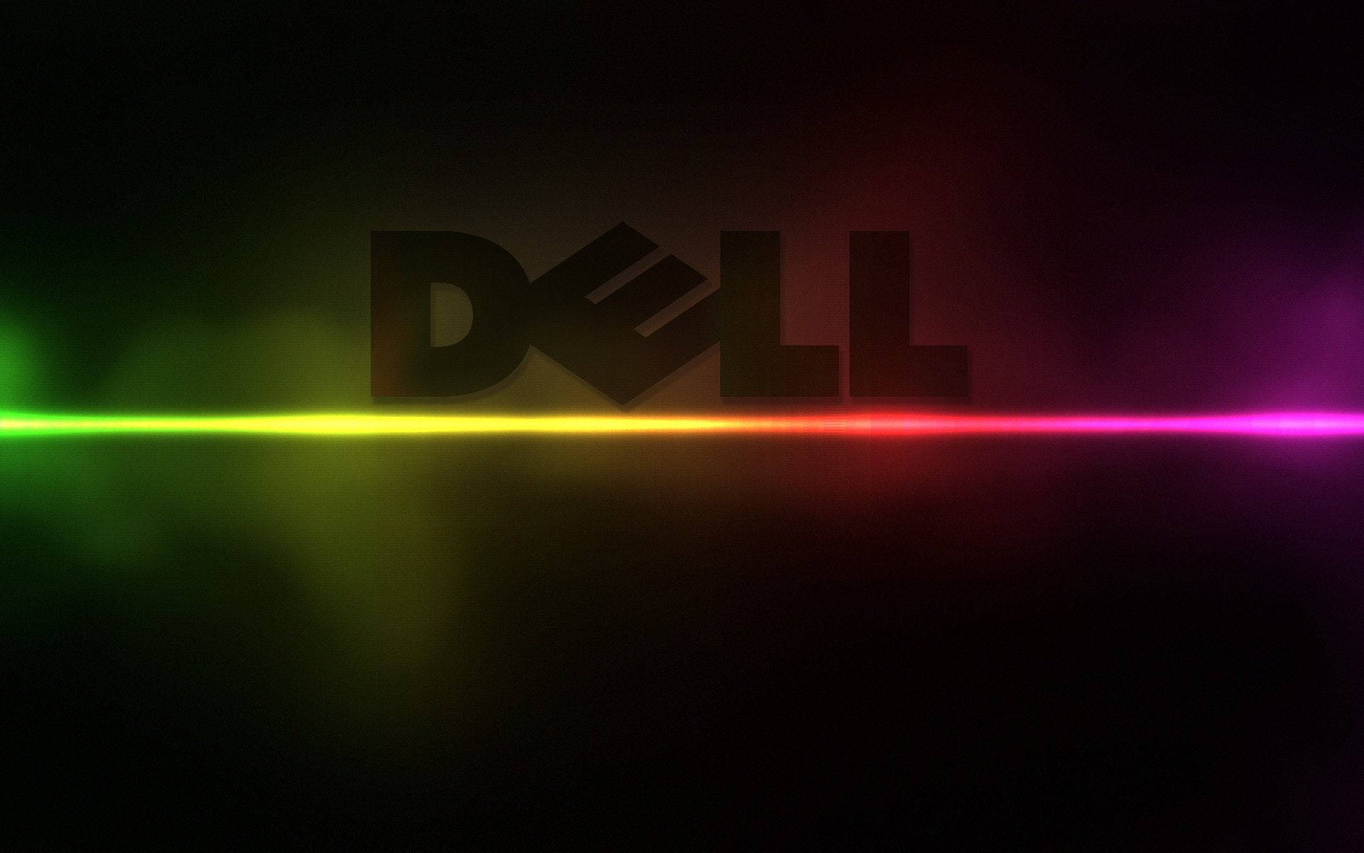 Dell, Dell laptop, gradient neon, Full HD Desktop Wallpaper