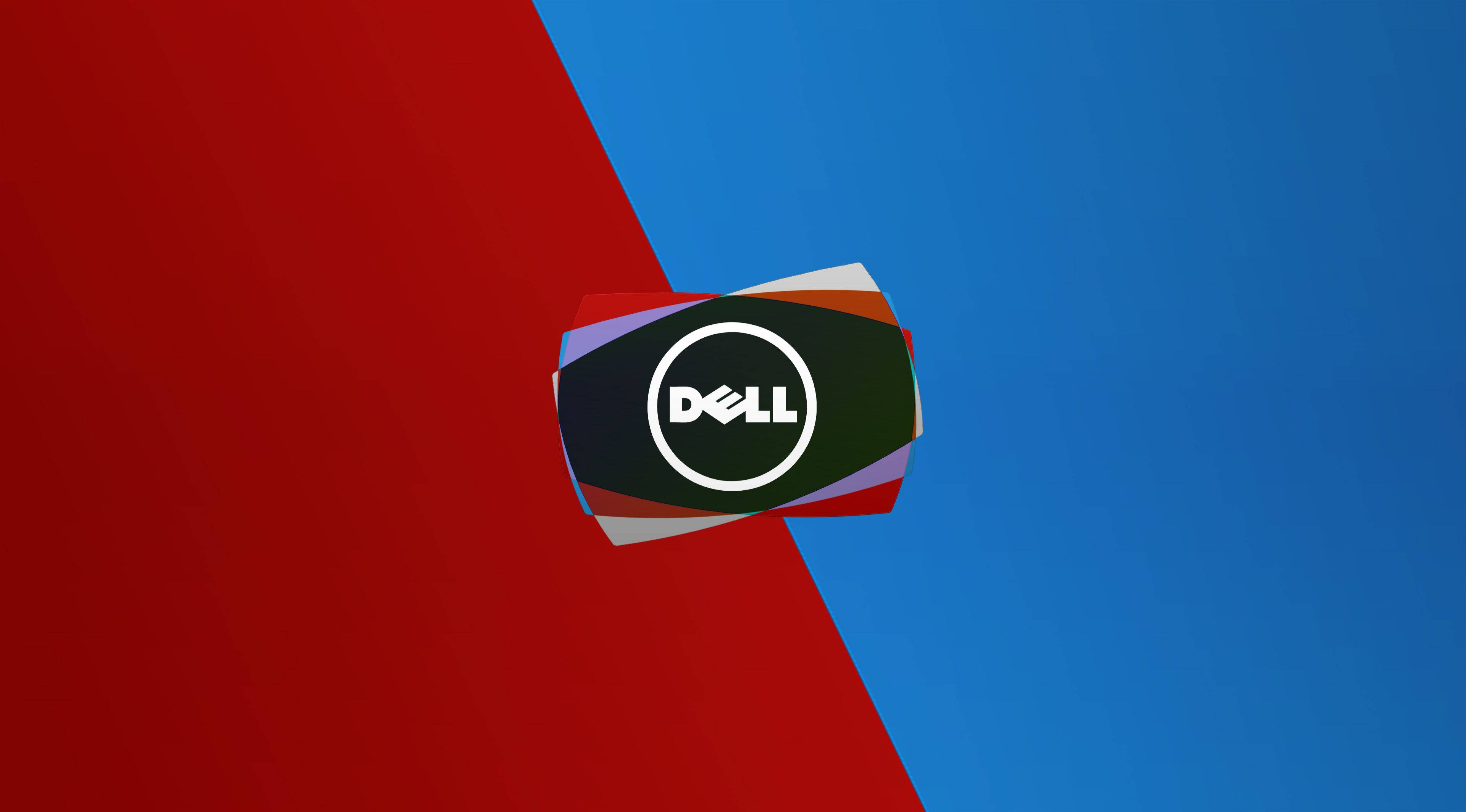 Dell, 4K, logo, 4K Desktop Wallpaper