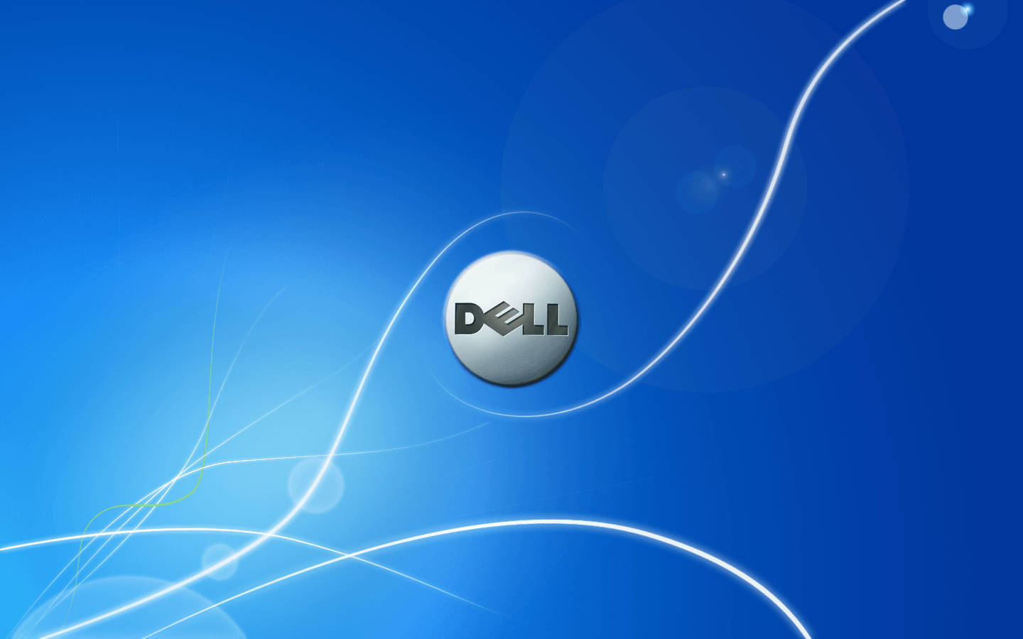 Dell, Dell logo, vibrant blue gradient, HD Desktop Wallpaper
