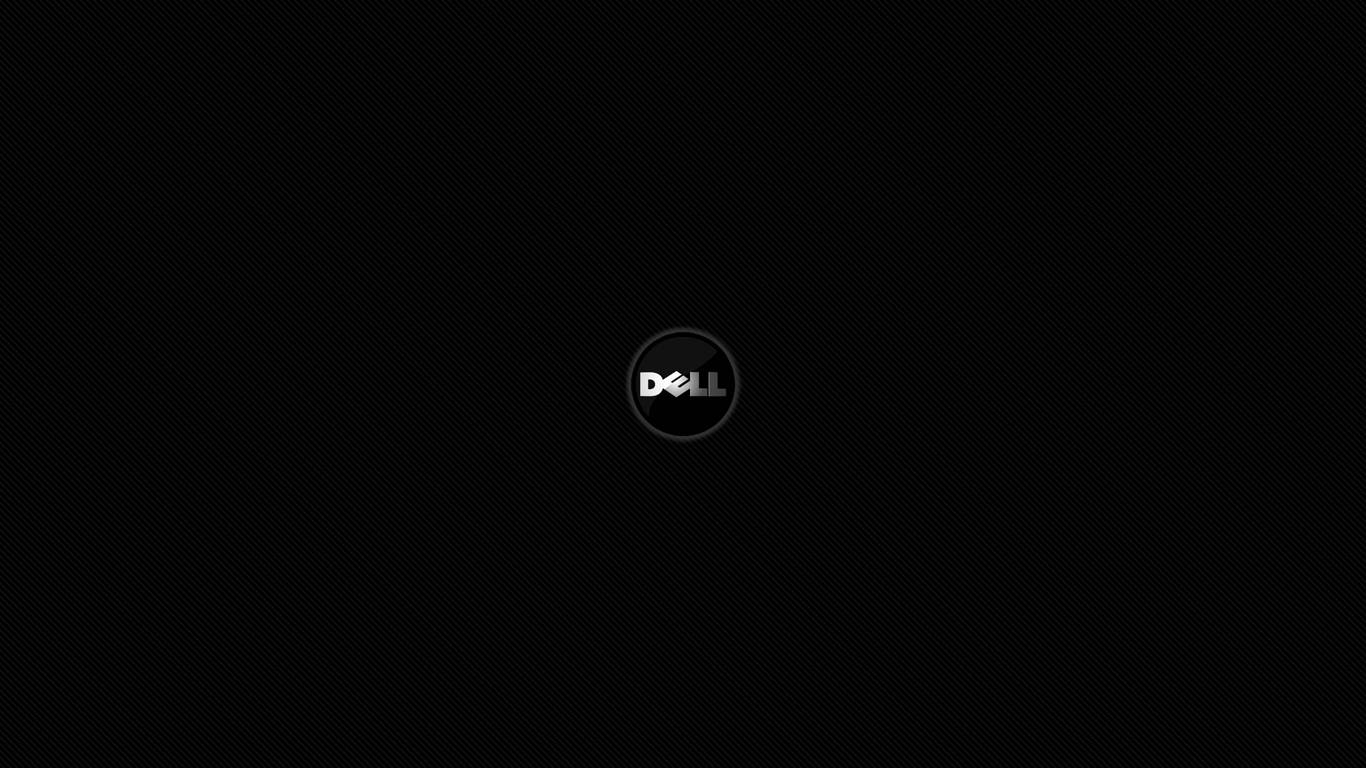 Dell, black, minimalist, HD Desktop Wallpaper