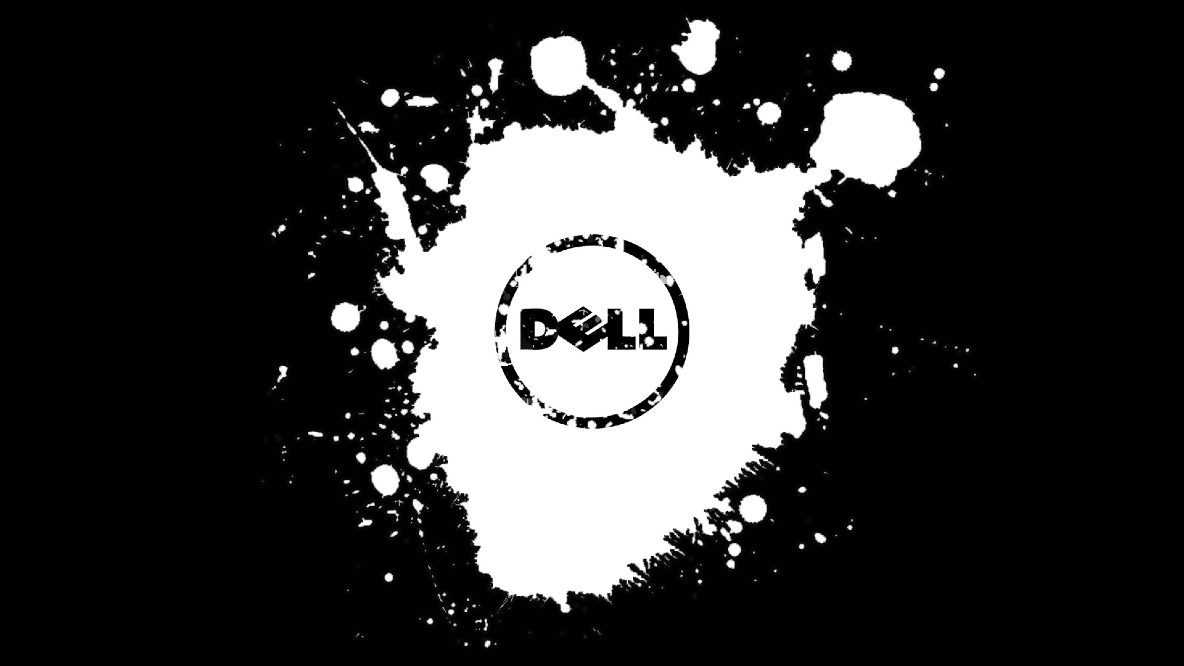 Dell, 4K, logo, 4K Desktop Wallpaper