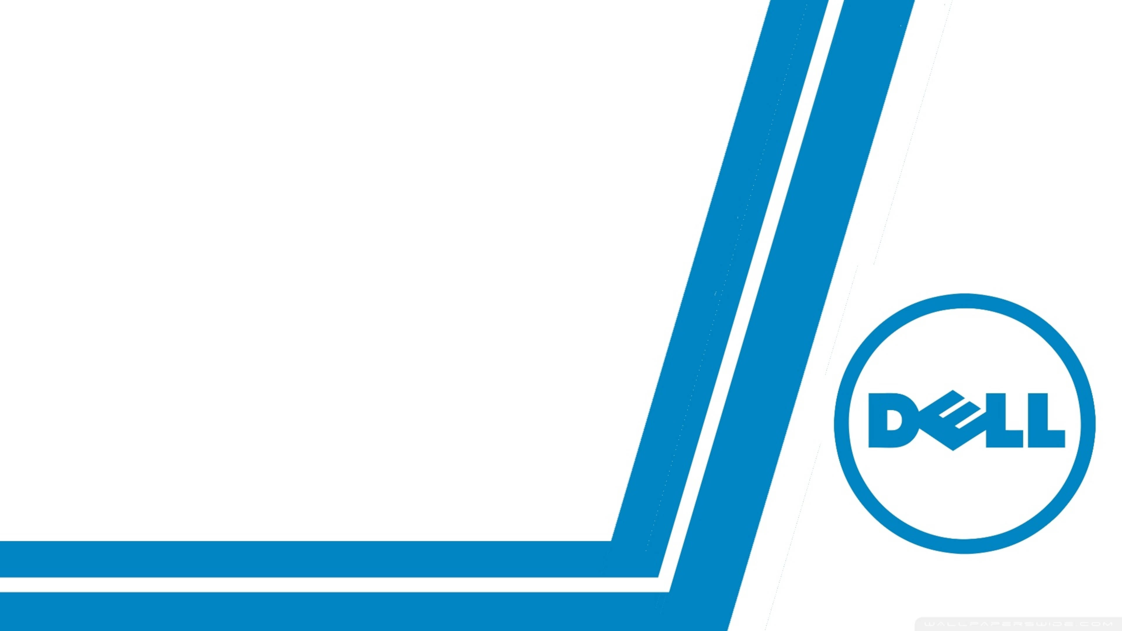 Dell, 4K, blue striped, 4K Desktop Wallpaper