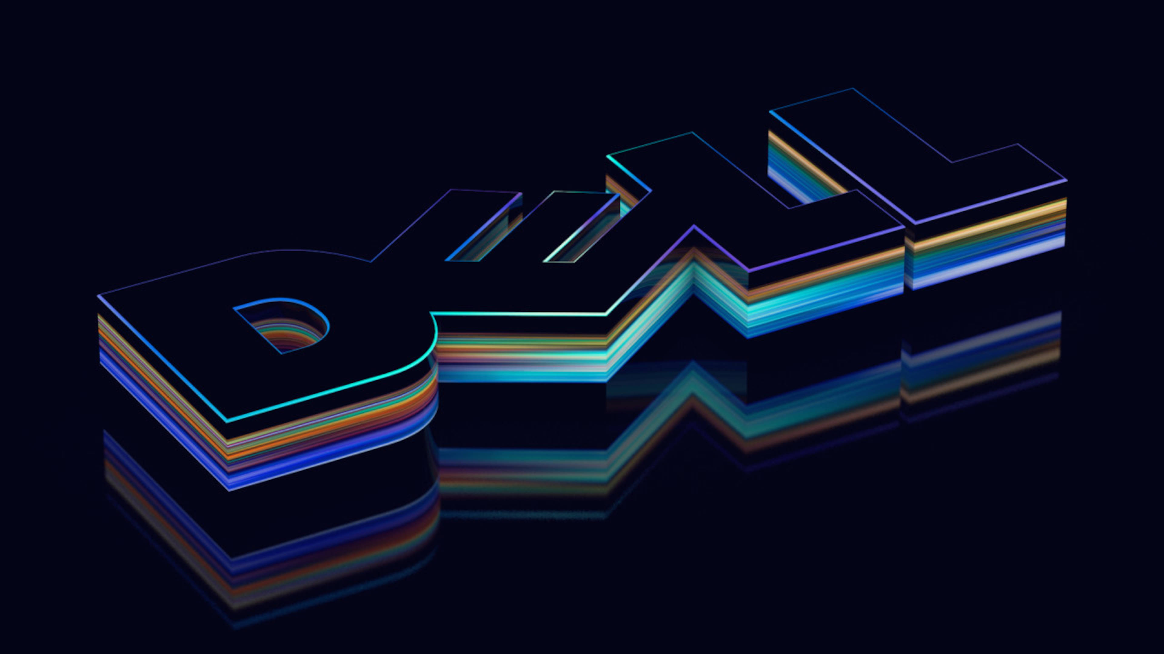Dell, 4K, rainbow, 4K Desktop Wallpaper