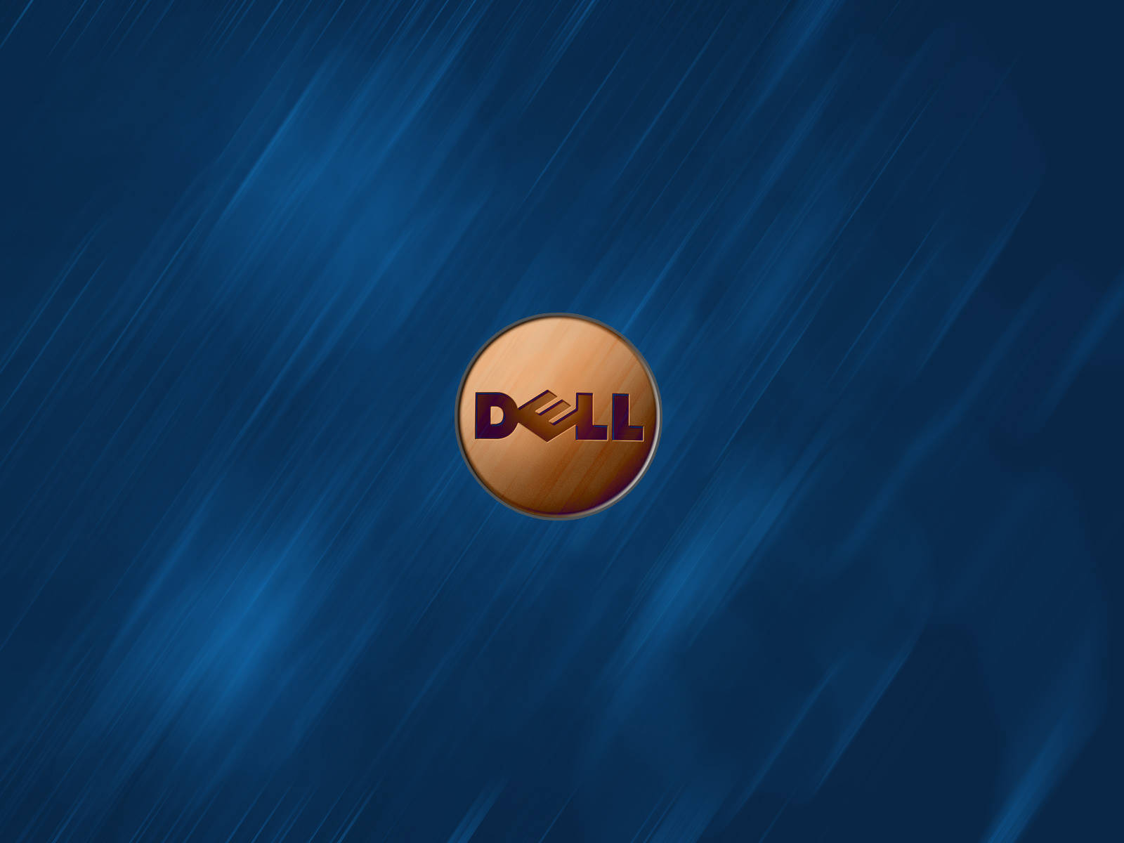 Dell, wooden, blue, HD Desktop Wallpaper