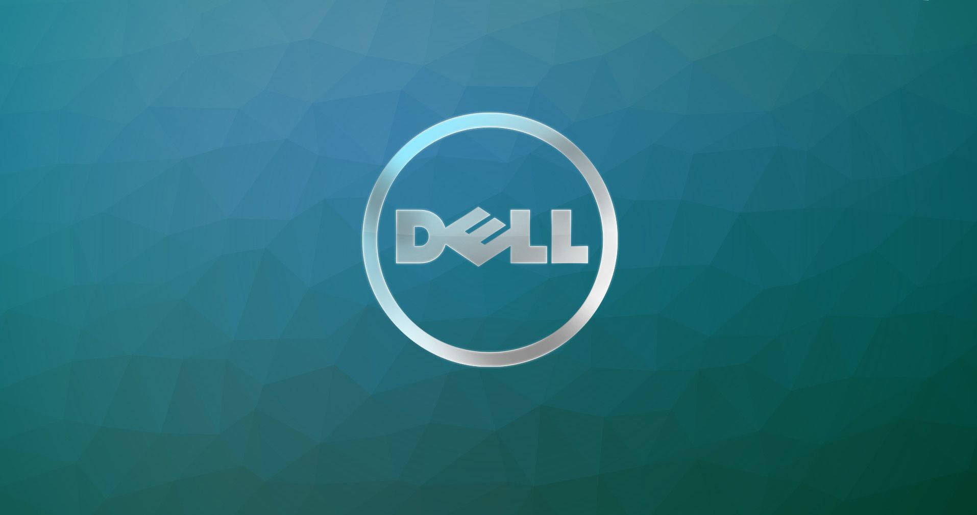 Dell, silver, teal, HD Desktop Wallpaper