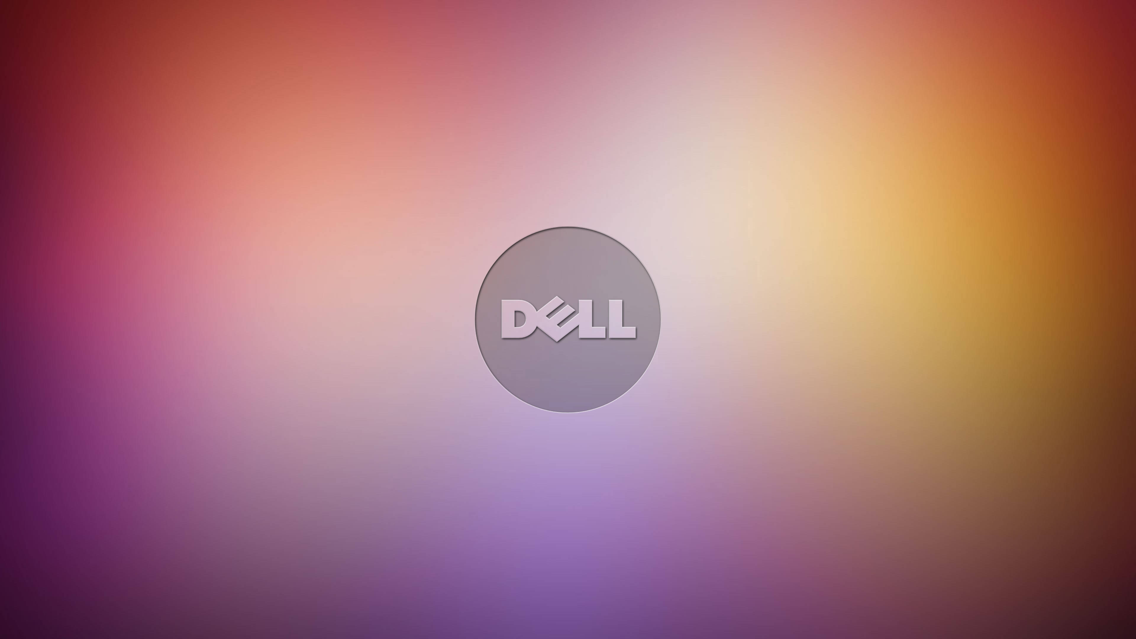 Dell, 4K, logo, 4K Desktop Wallpaper