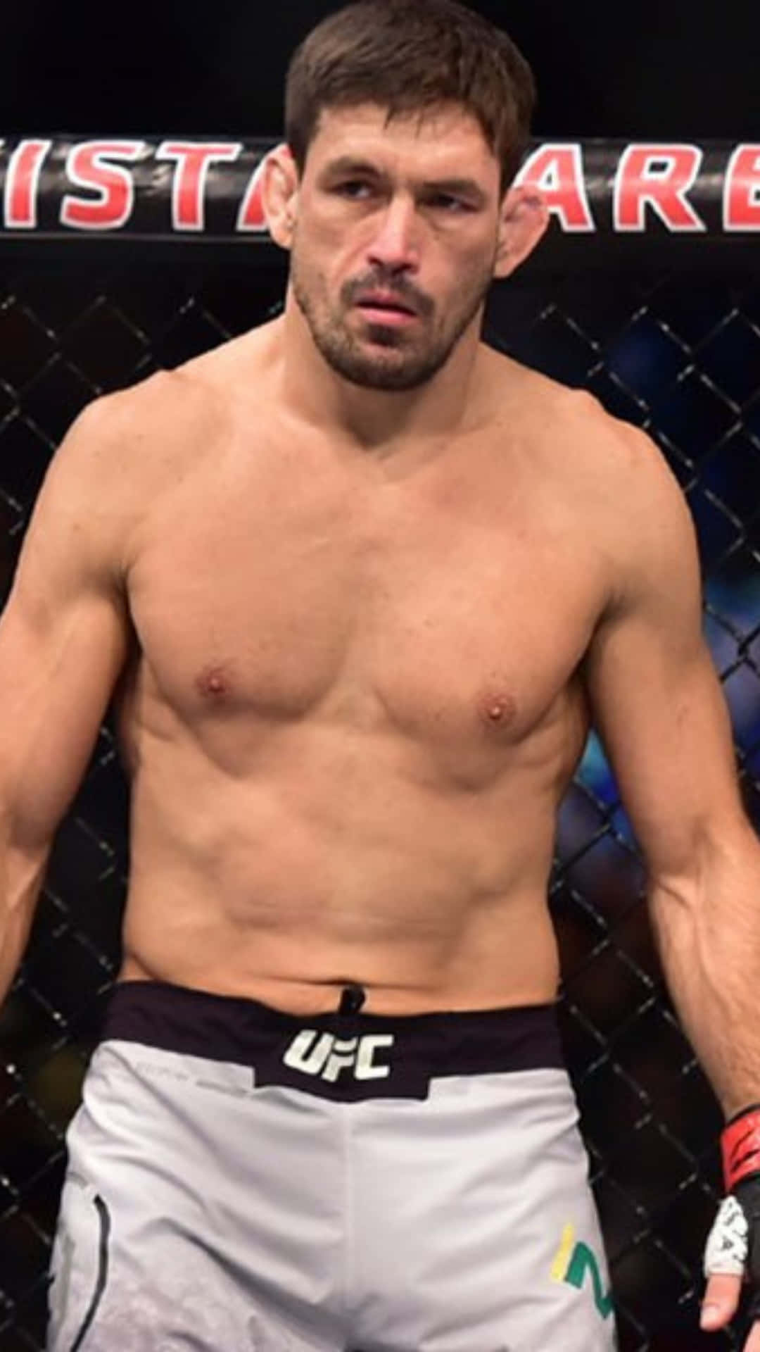 Demian Maia, UFC shorts, octagon, Full HD Phone Wallpaper
