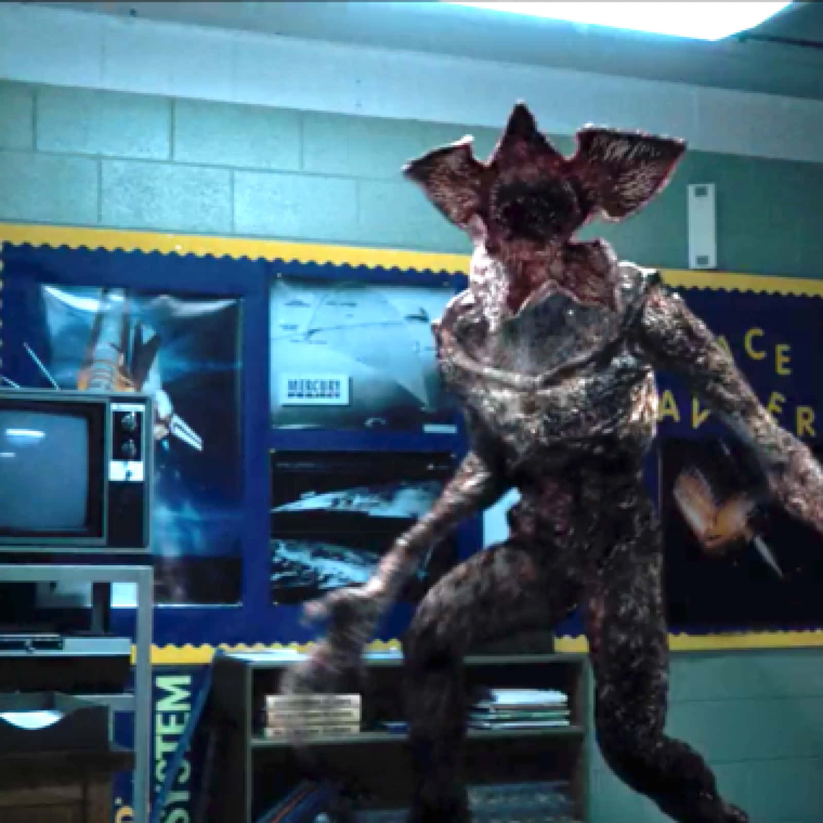 Demogorgon, Stranger Things, classroom, HD Desktop Wallpaper