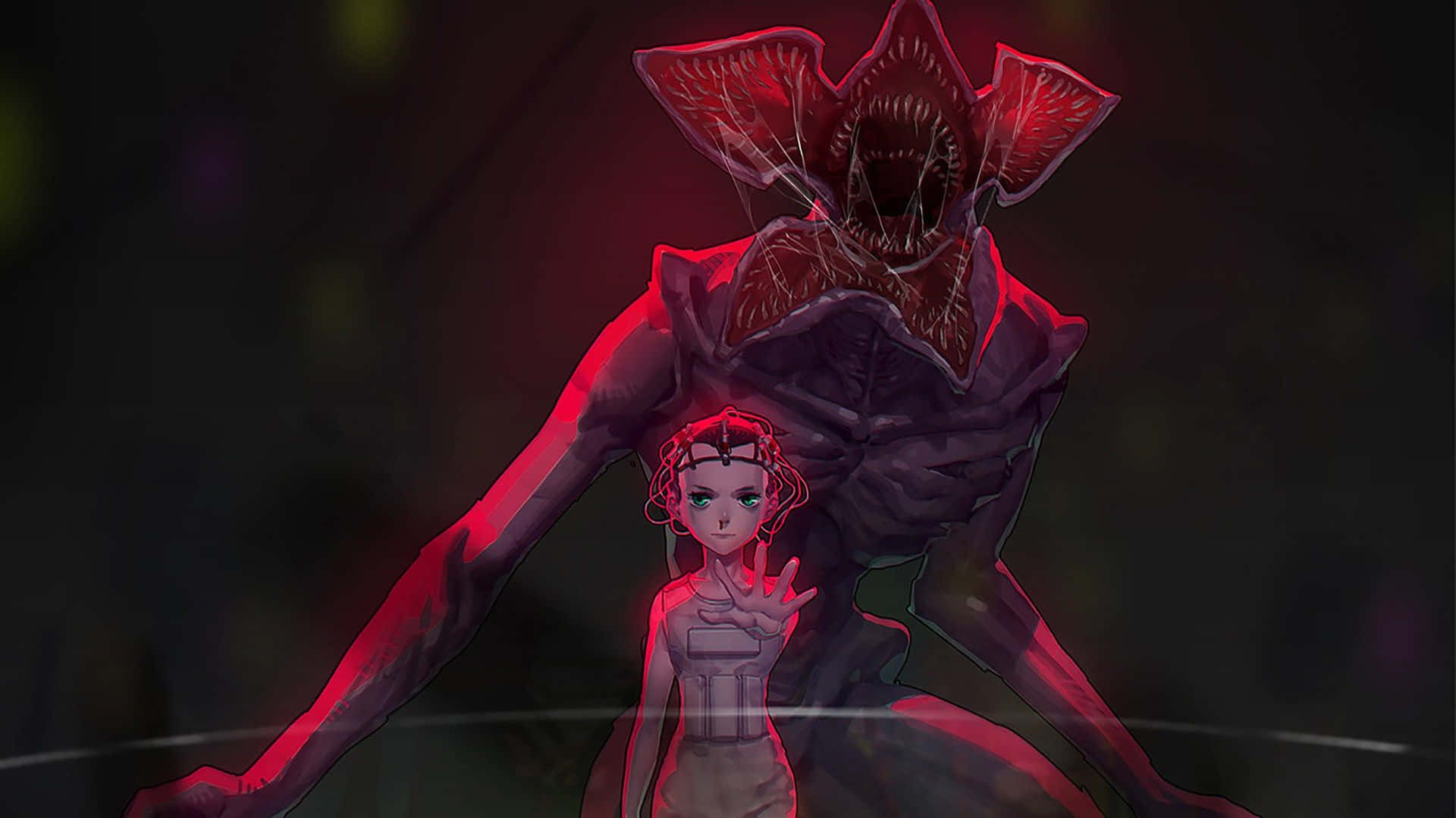 Demogorgon, Stranger Things, red monster, Full HD Desktop Wallpaper