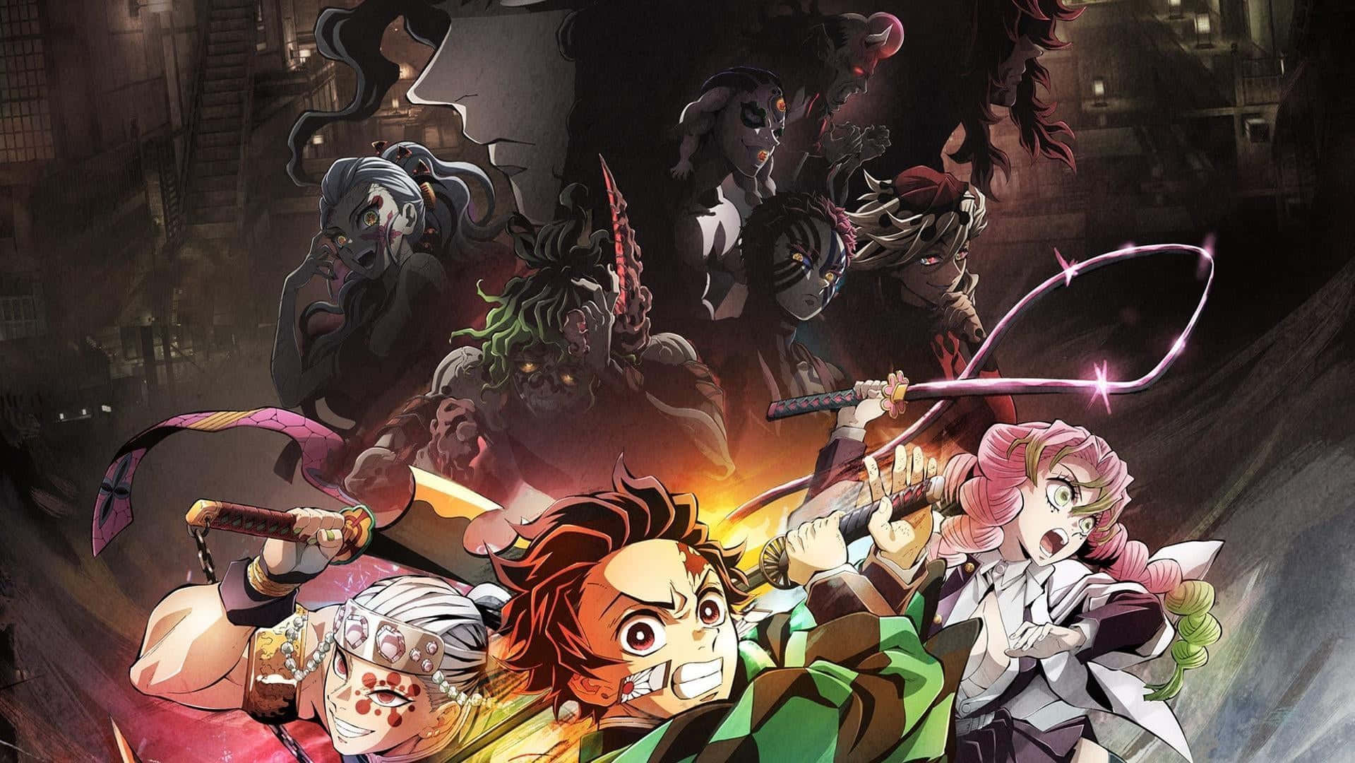 Demon Slayer, half-demon, 1919 x 1080, HD Desktop Wallpaper