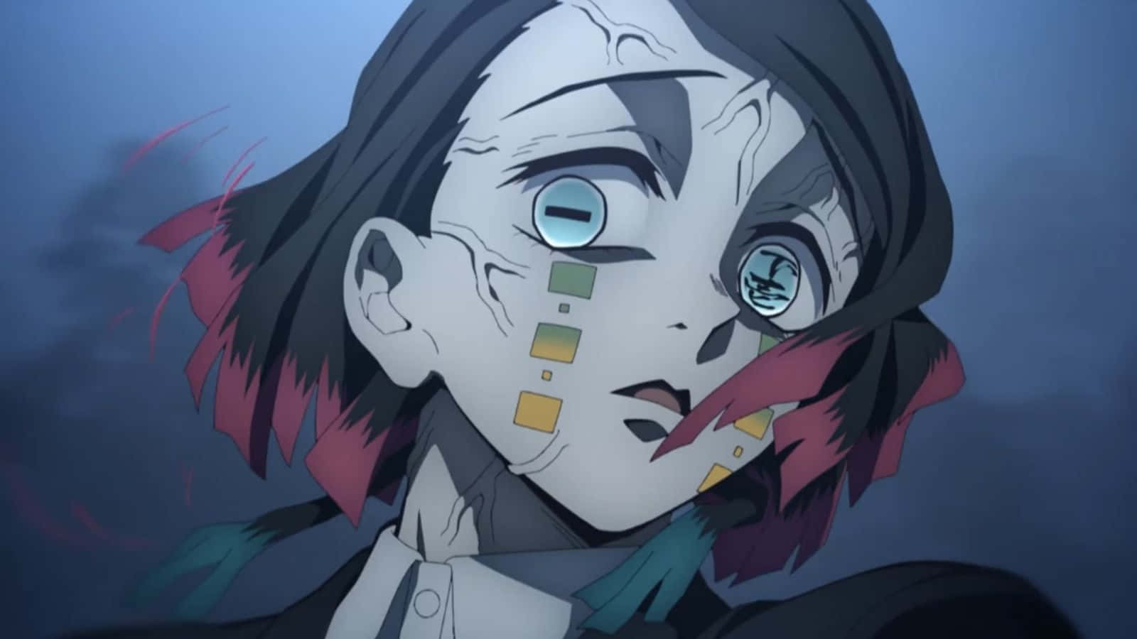 Demon Slayer Fight, anime character, pale skin, HD Desktop Wallpaper