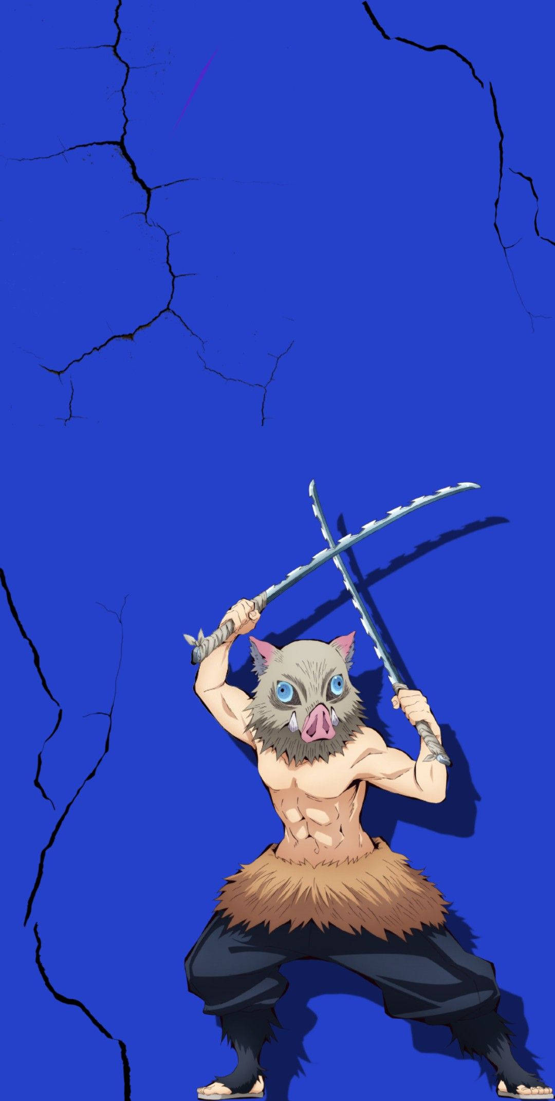 Demon Slayer, Inosuke, pig-masked, Full HD Phone Wallpaper