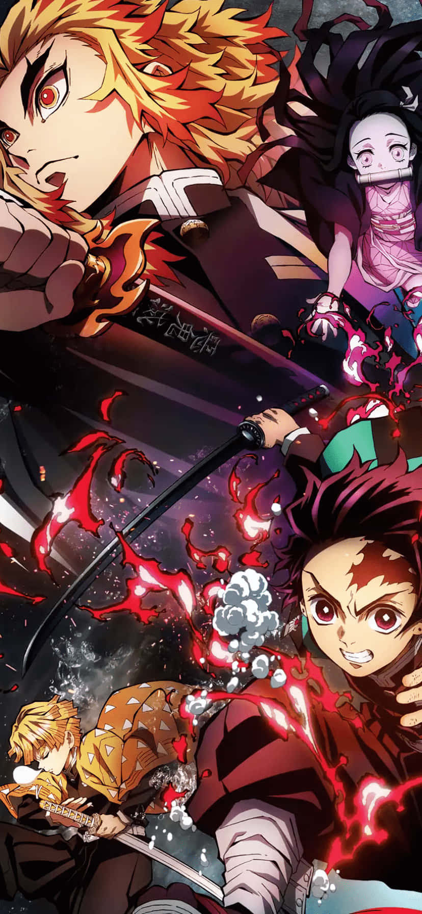 Demon Slayer, iPhone 11, anime warriors, HD Phone Wallpaper